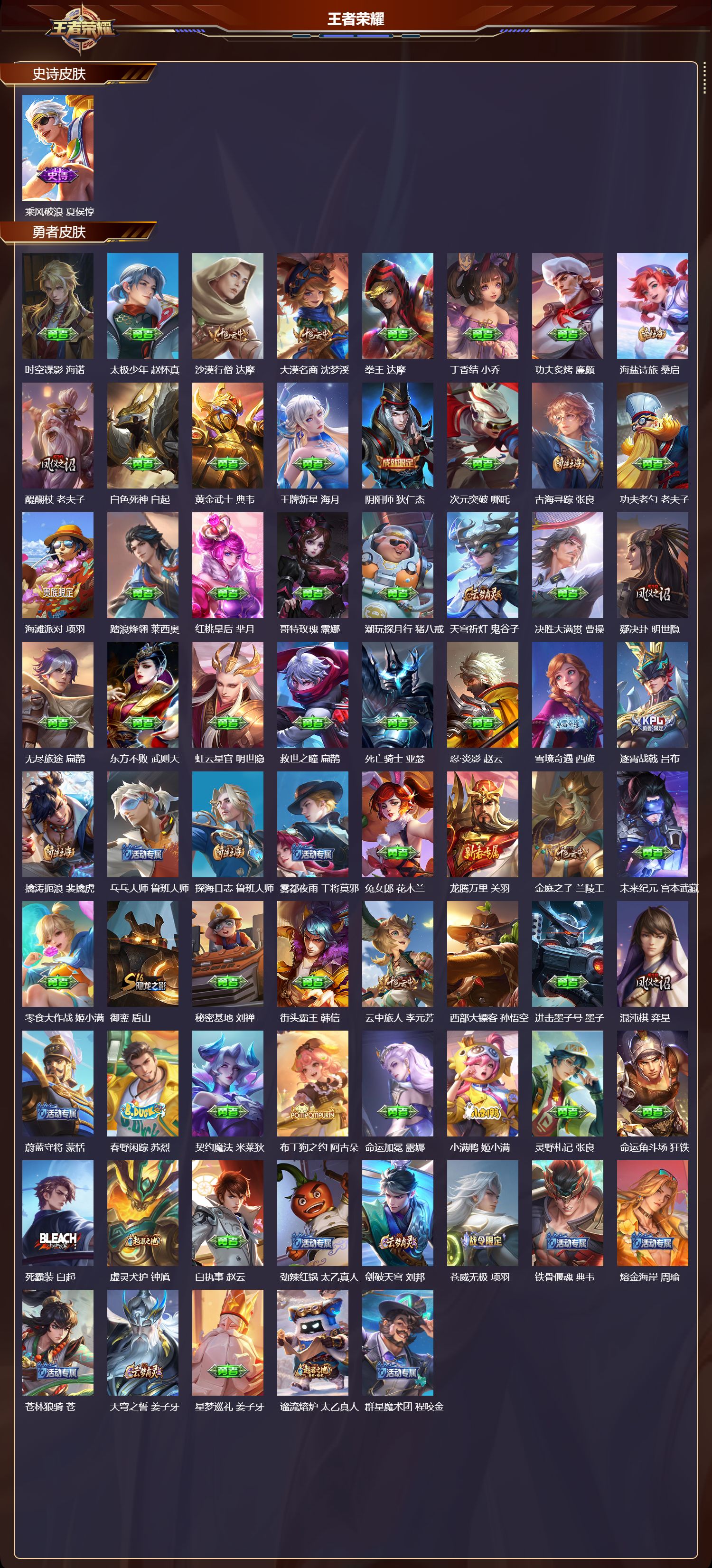 WZMK3367918王者荣耀账号详情图3