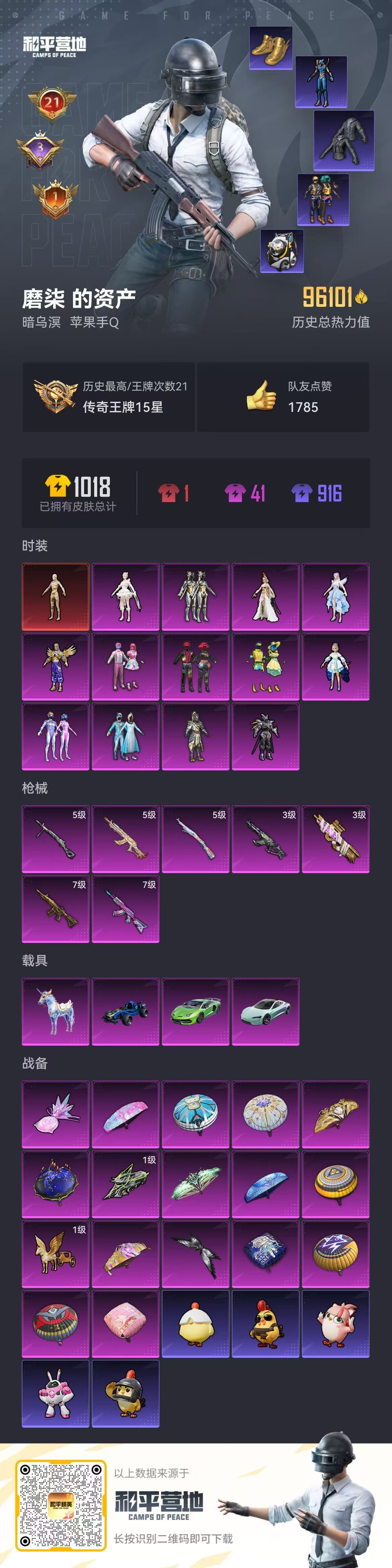 HPSJ3383975和平精英账号详情图4 HPSJ3383975和平精英账号详情图4