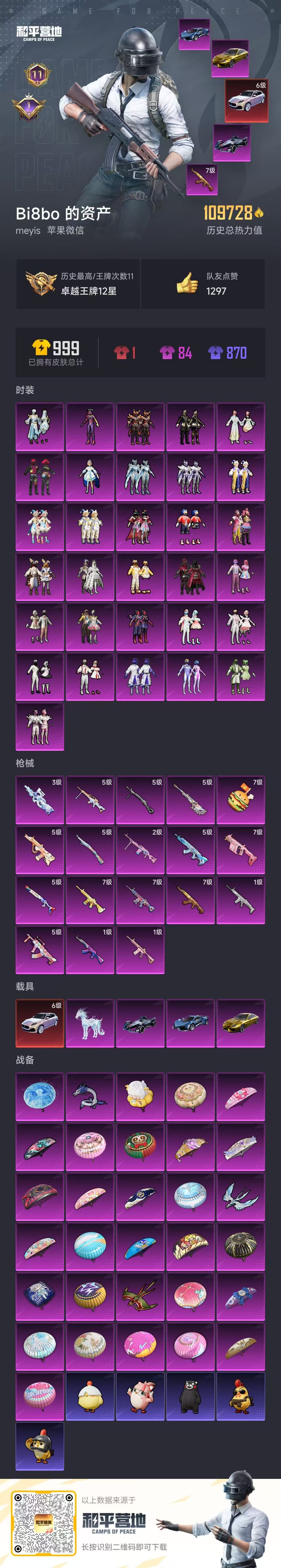 HPSJ3384167和平精英账号详情图4 HPSJ3384167和平精英账号详情图4