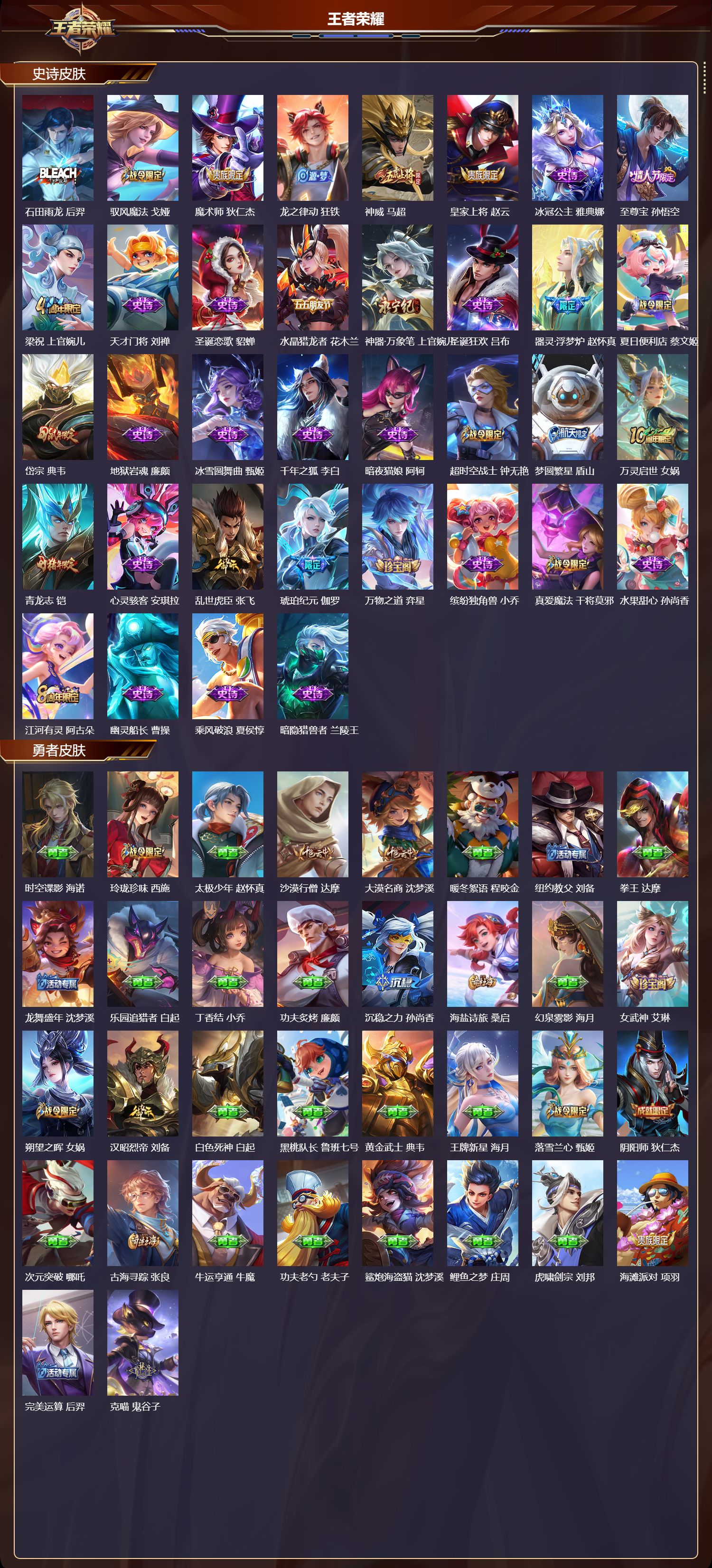 WZMK3367936王者荣耀账号详情图3