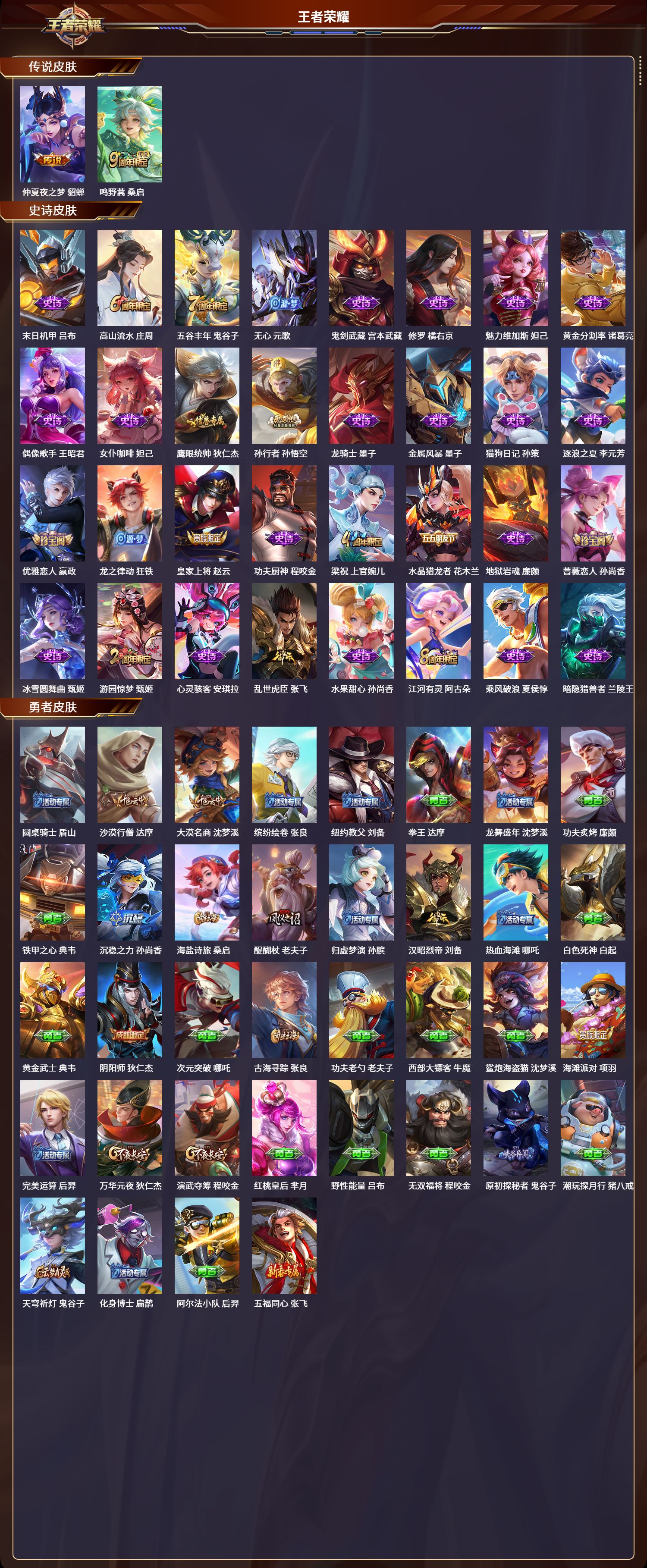 WZCMW3420849王者荣耀账号详情图2 WZCMW3420849王者荣耀账号详情图2