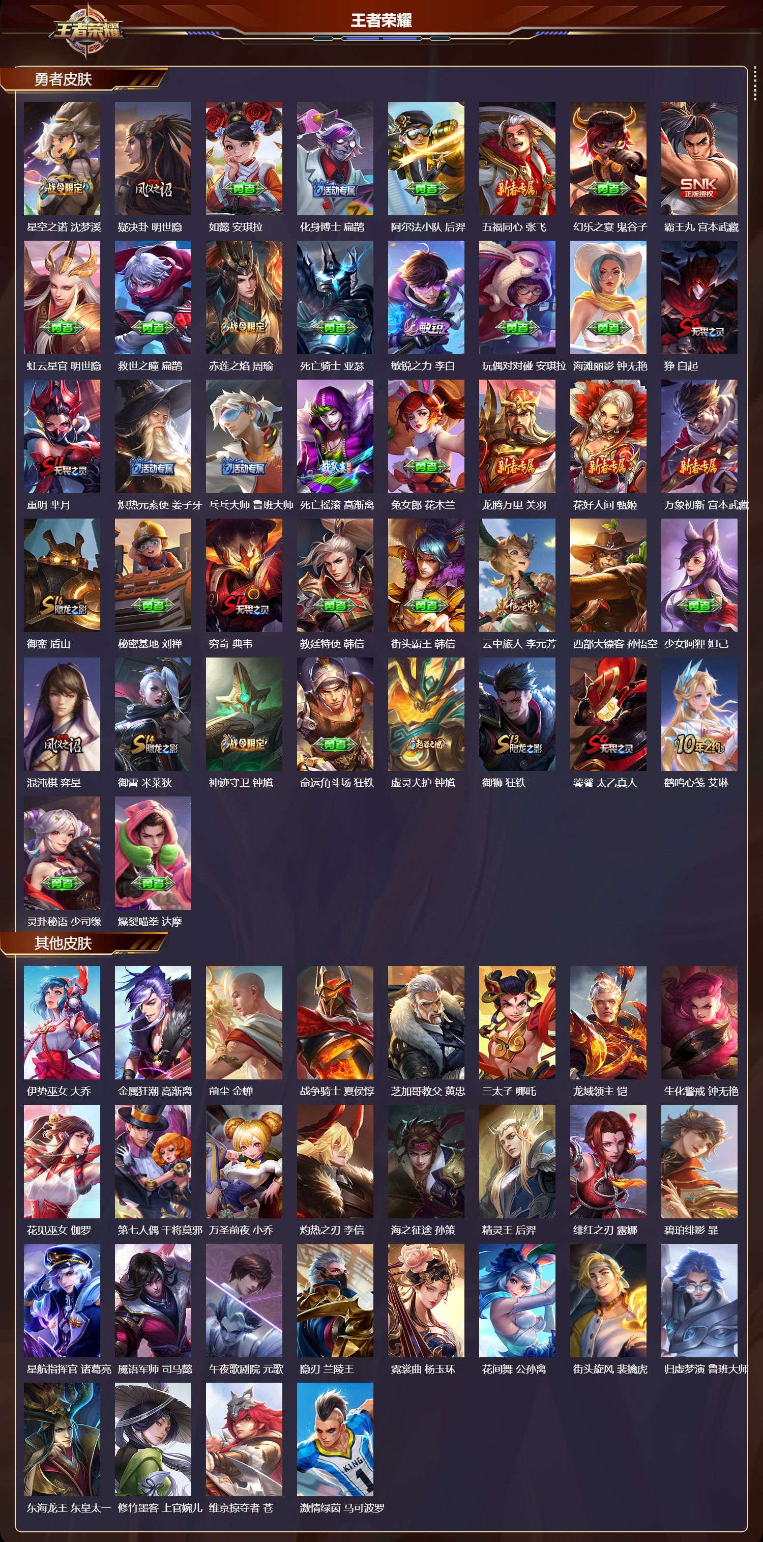 WZMK3367923王者荣耀账号详情图3 WZMK3367923王者荣耀账号详情图3