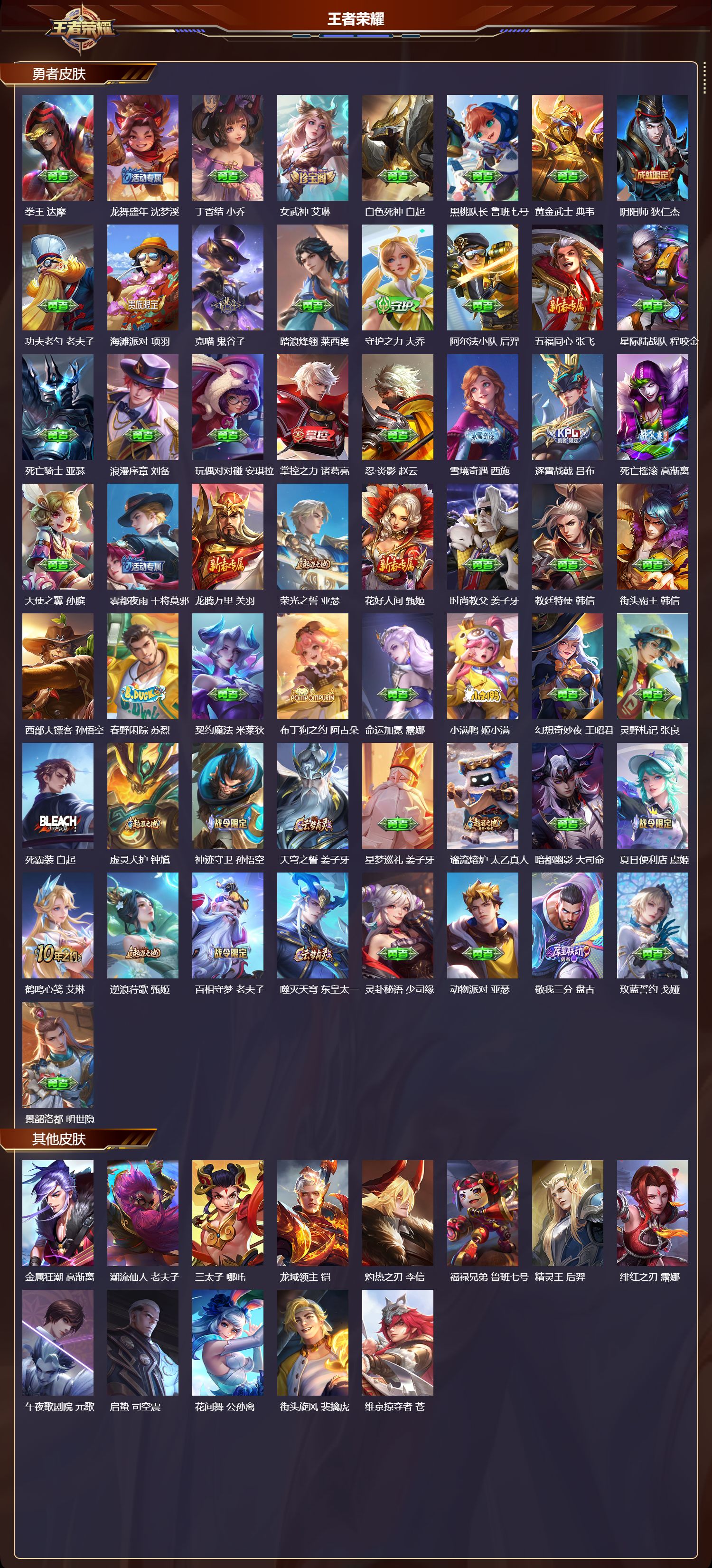 WZMK3369803王者荣耀账号详情图3 WZMK3369803王者荣耀账号详情图3