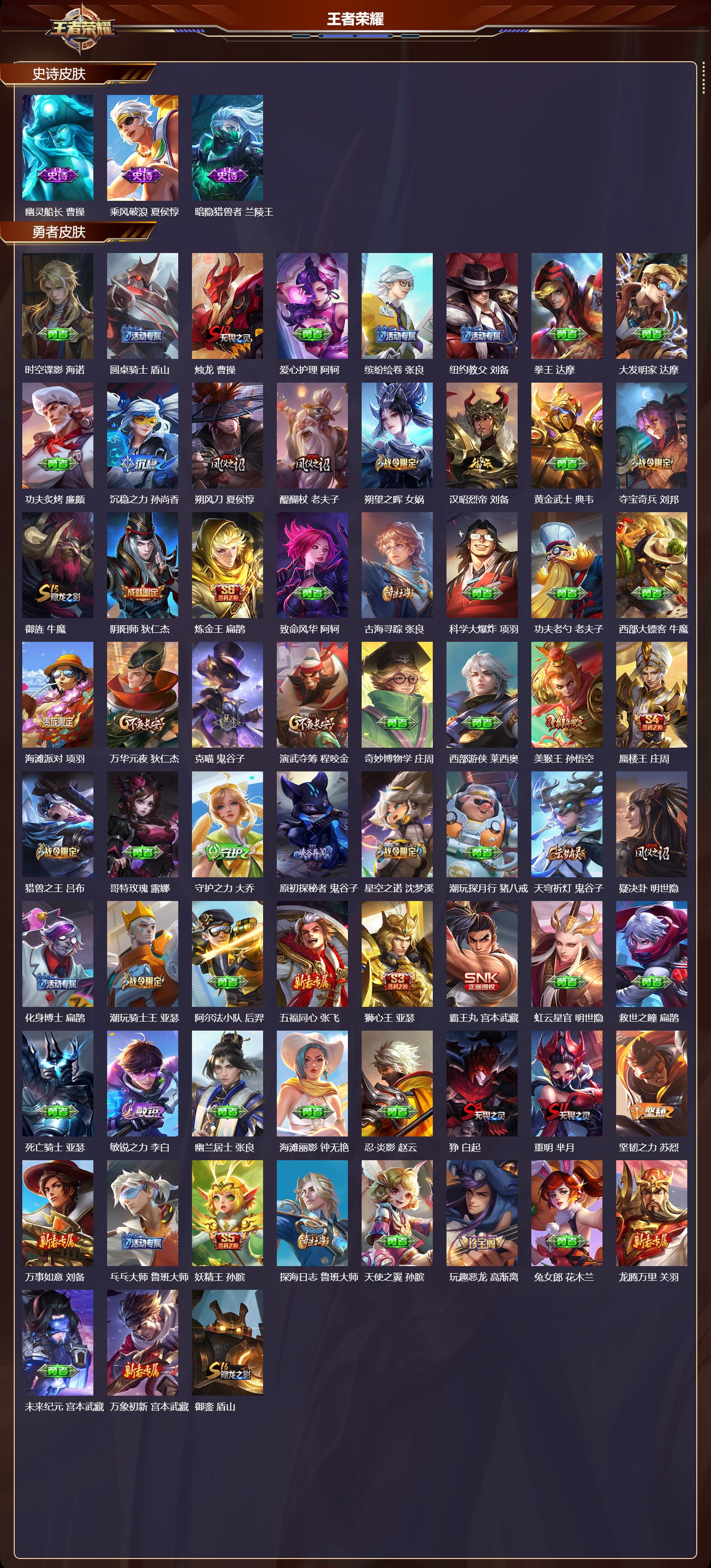 WZMK3369810王者荣耀账号详情图3