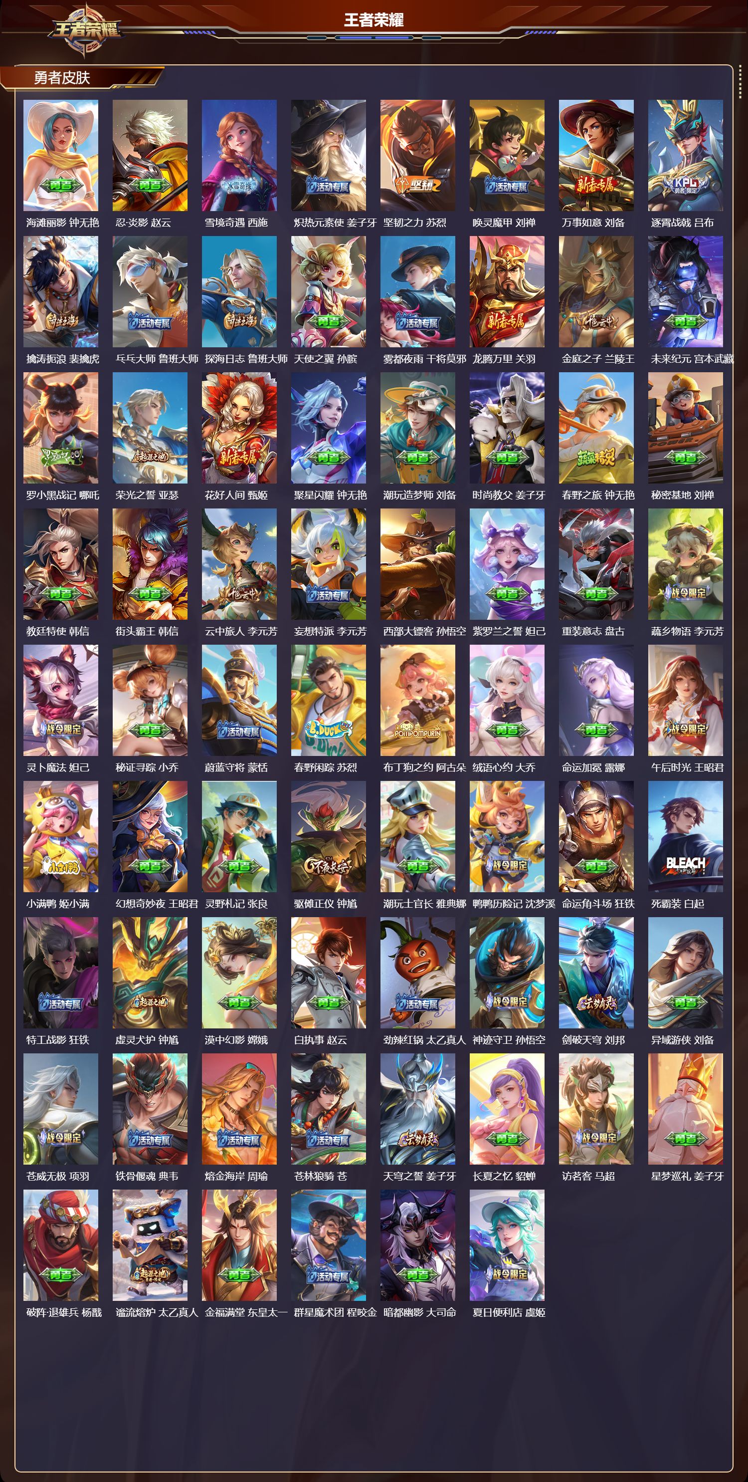 WZMK3369816王者荣耀账号详情图5