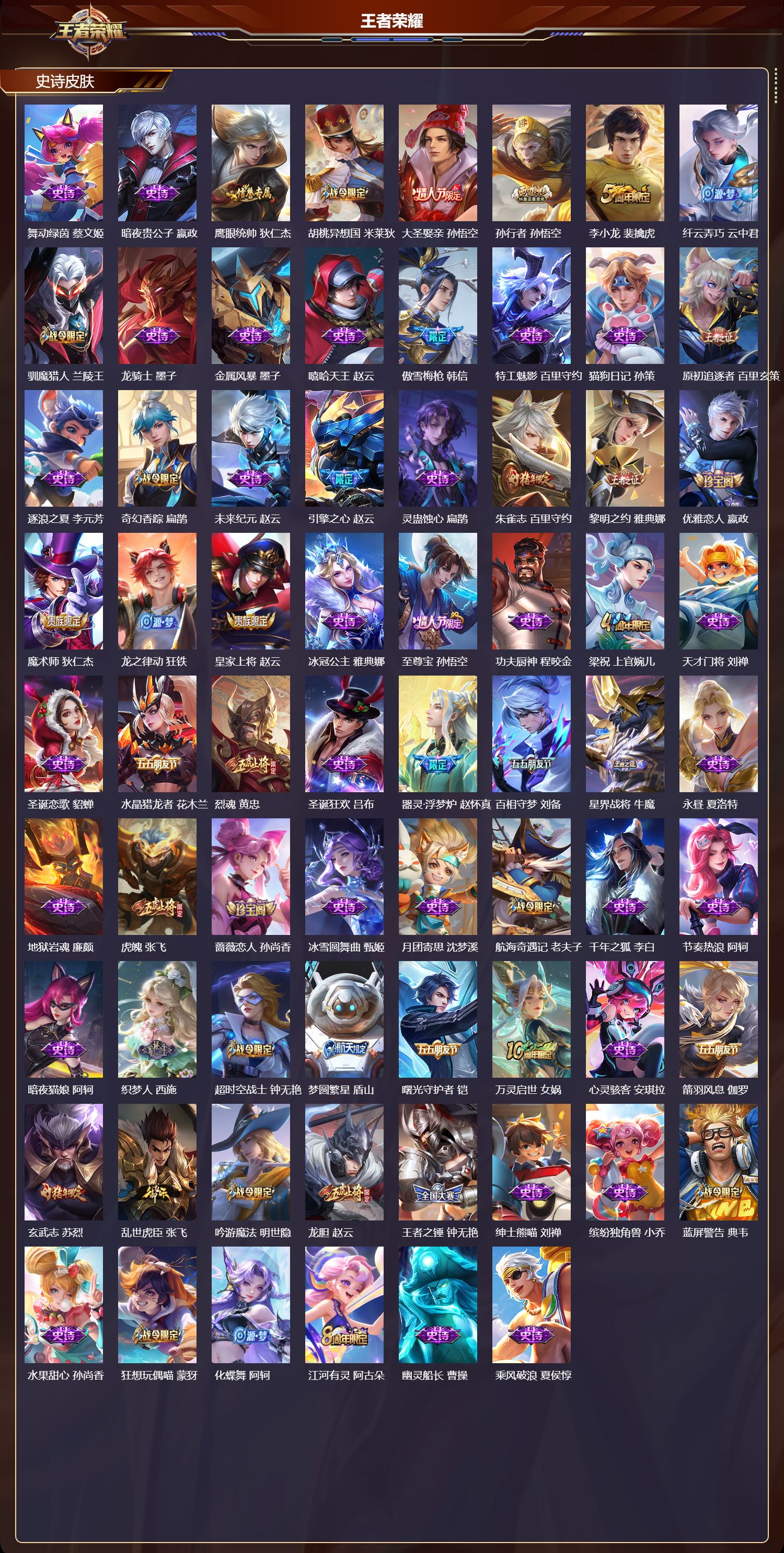 WZMK3369815王者荣耀账号详情图3