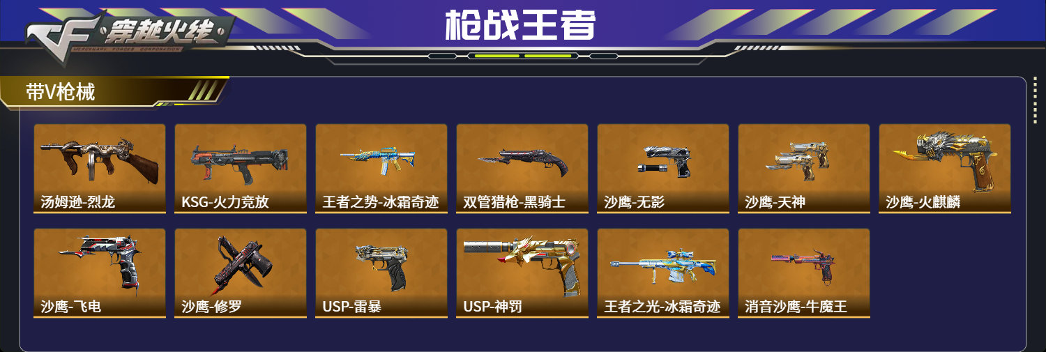 CFMFFWY42182枪战王者账号详情图3