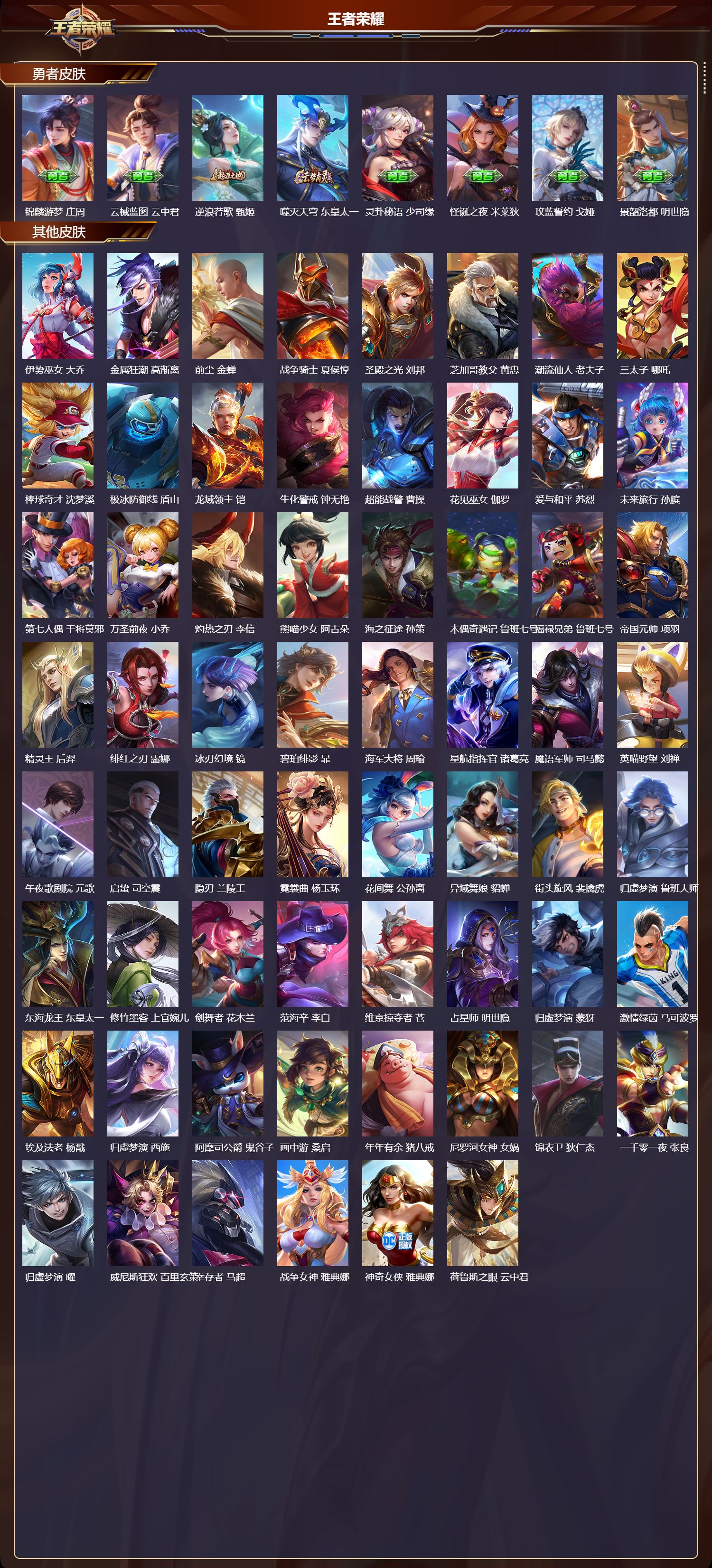 WZMK3369815王者荣耀账号详情图6