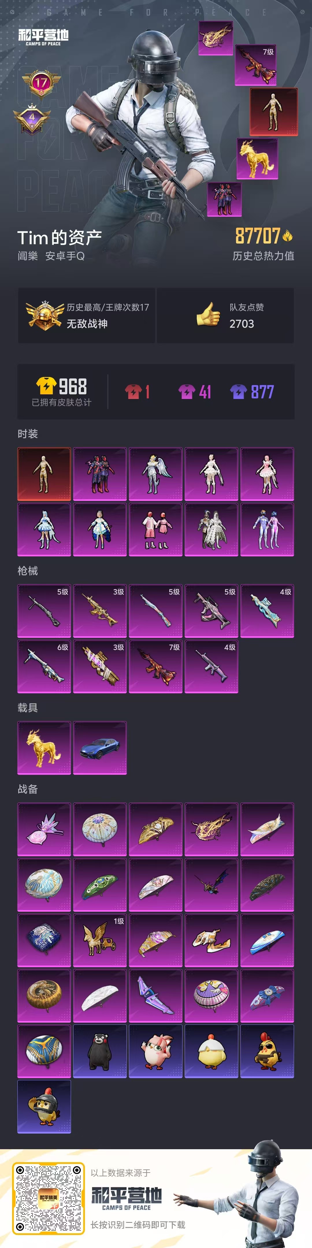 HPSJ3384679和平精英账号详情图4 HPSJ3384679和平精英账号详情图4