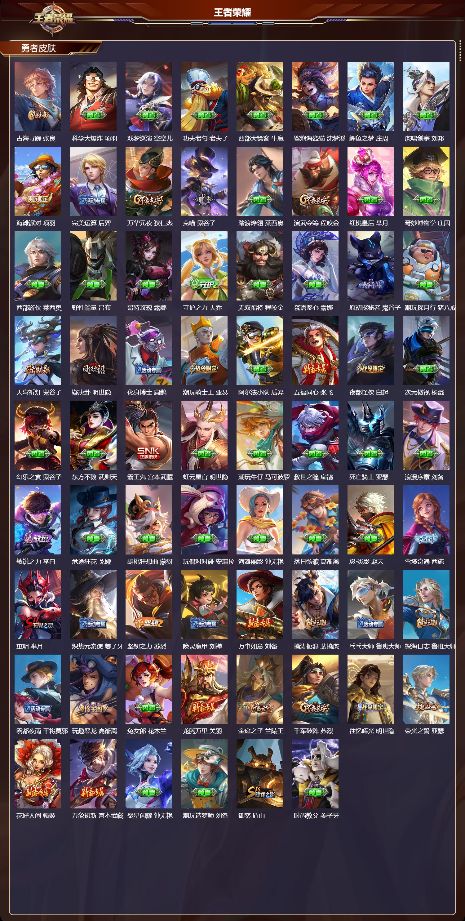 WZMK3369807王者荣耀账号详情图4