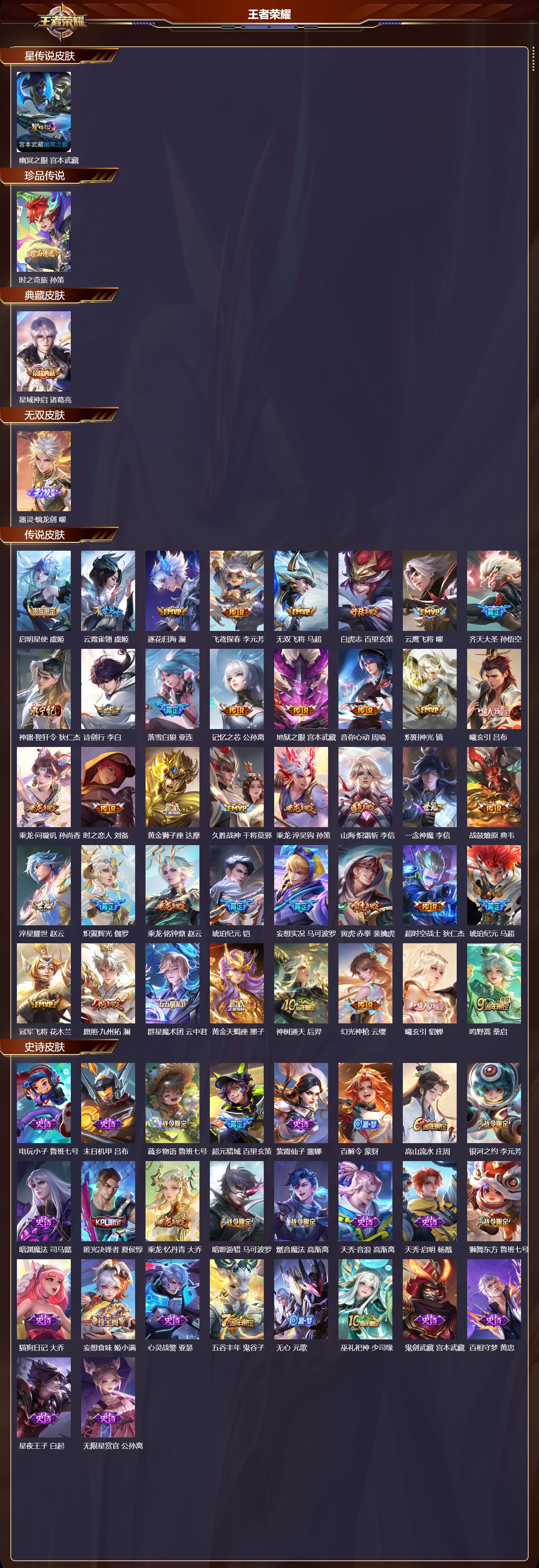 WZMK3371055王者荣耀账号详情图2