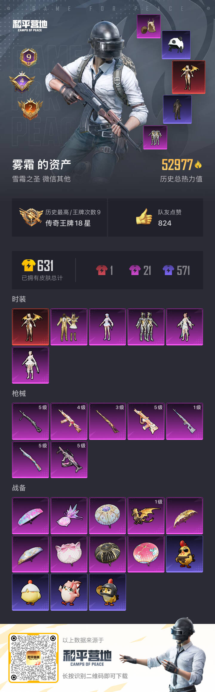 HPSJ3385555和平精英账号详情图4 HPSJ3385555和平精英账号详情图4