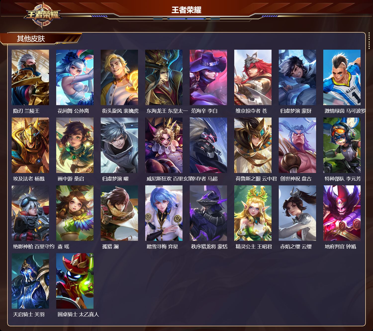 WZMK3371041王者荣耀账号详情图5