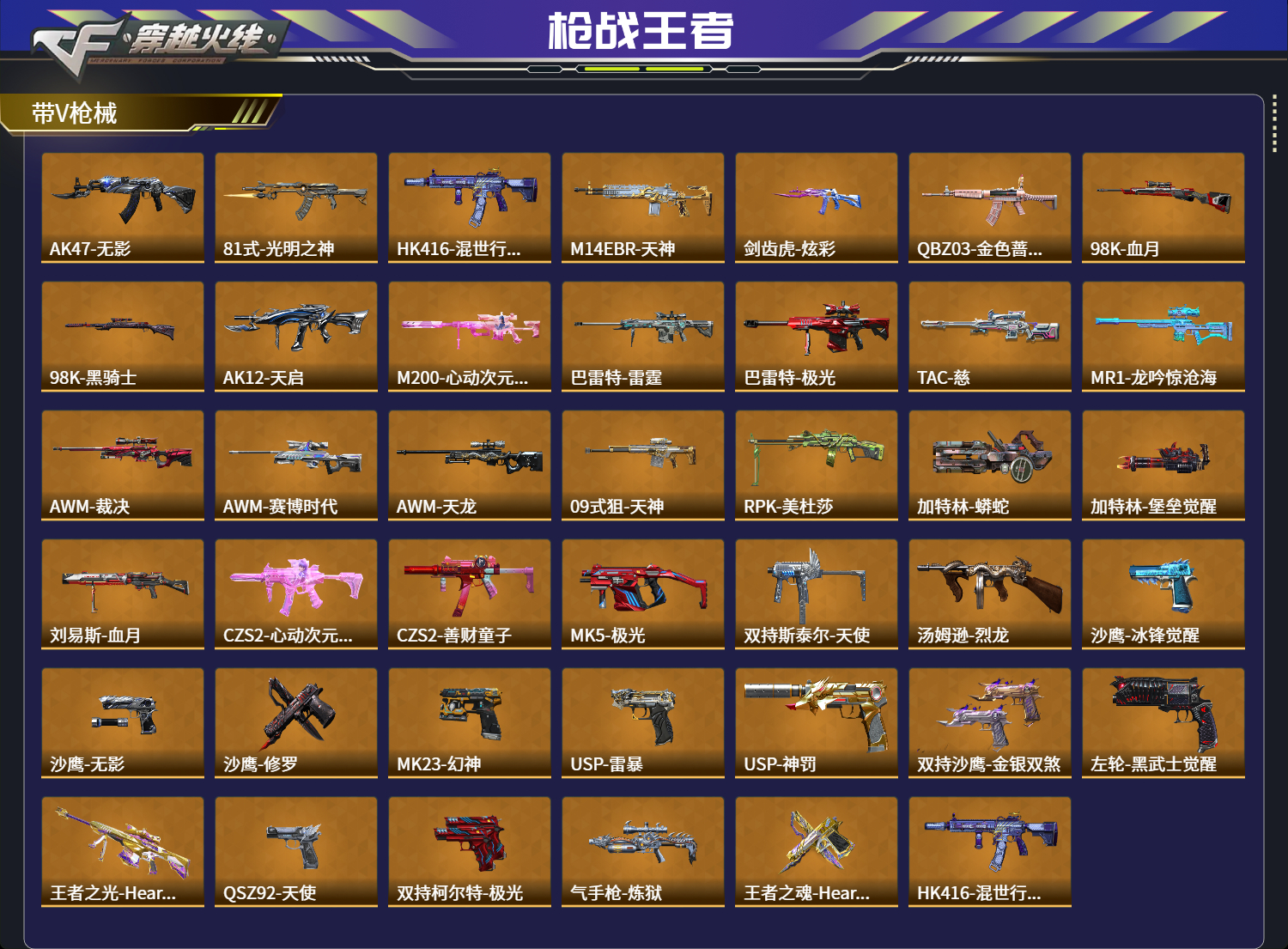 CFMFFWY42183枪战王者账号详情图3