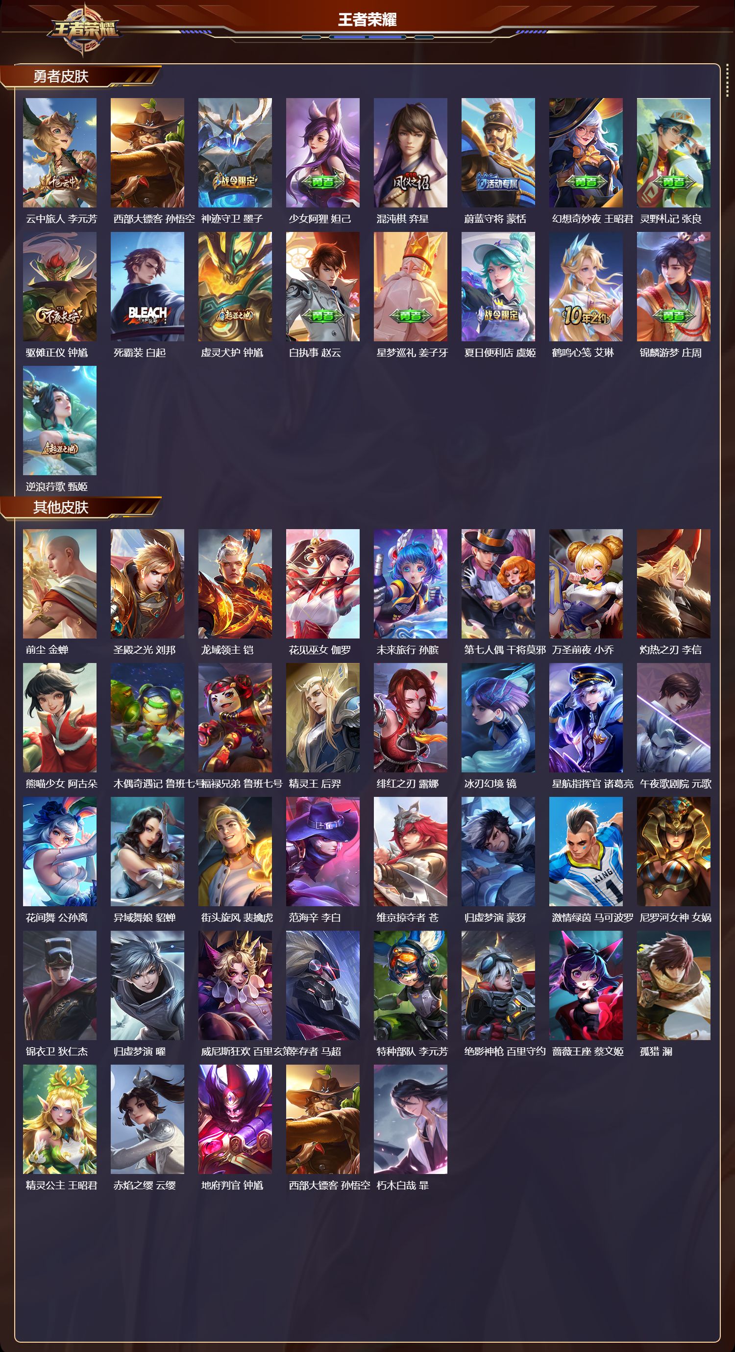 WZMK3371063王者荣耀账号详情图4