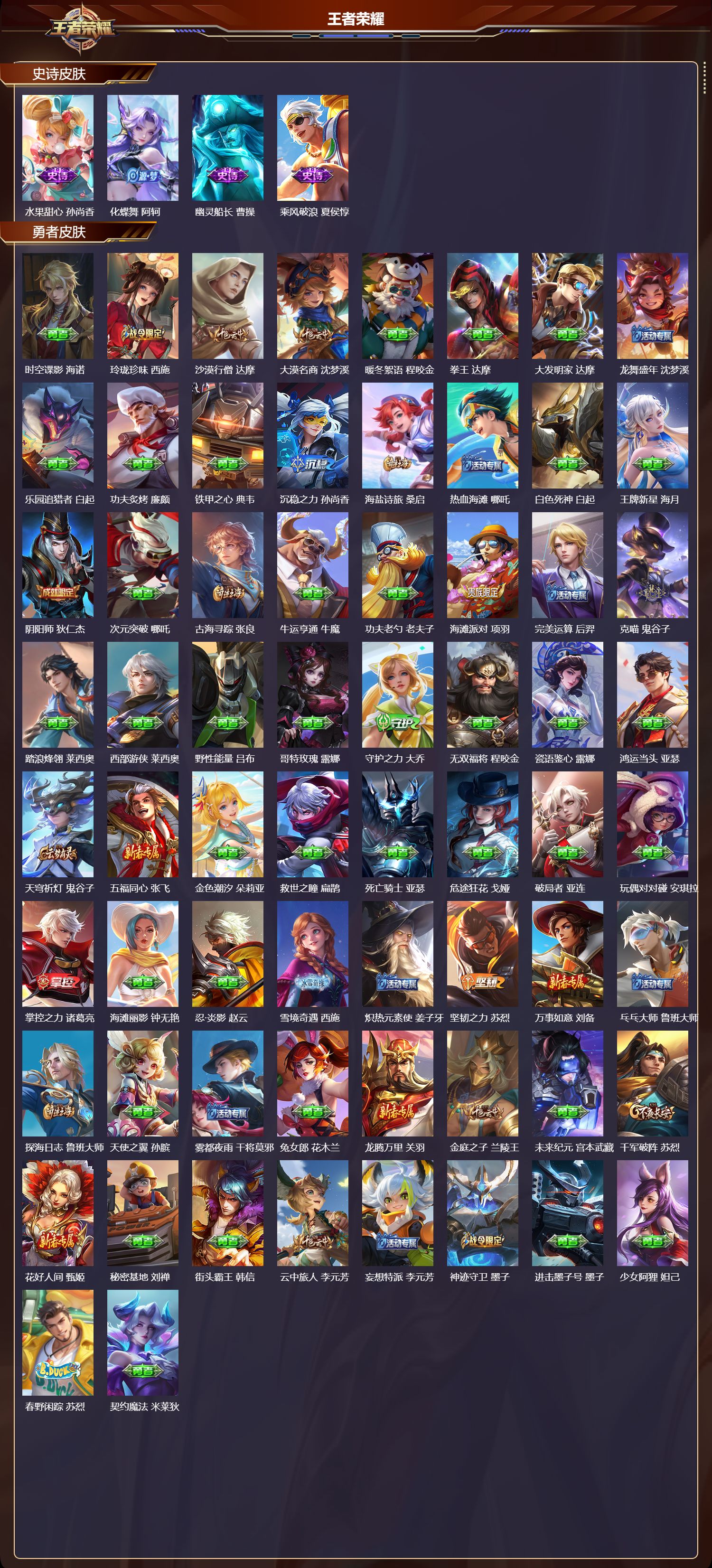 WZMK3380362王者荣耀账号详情图3