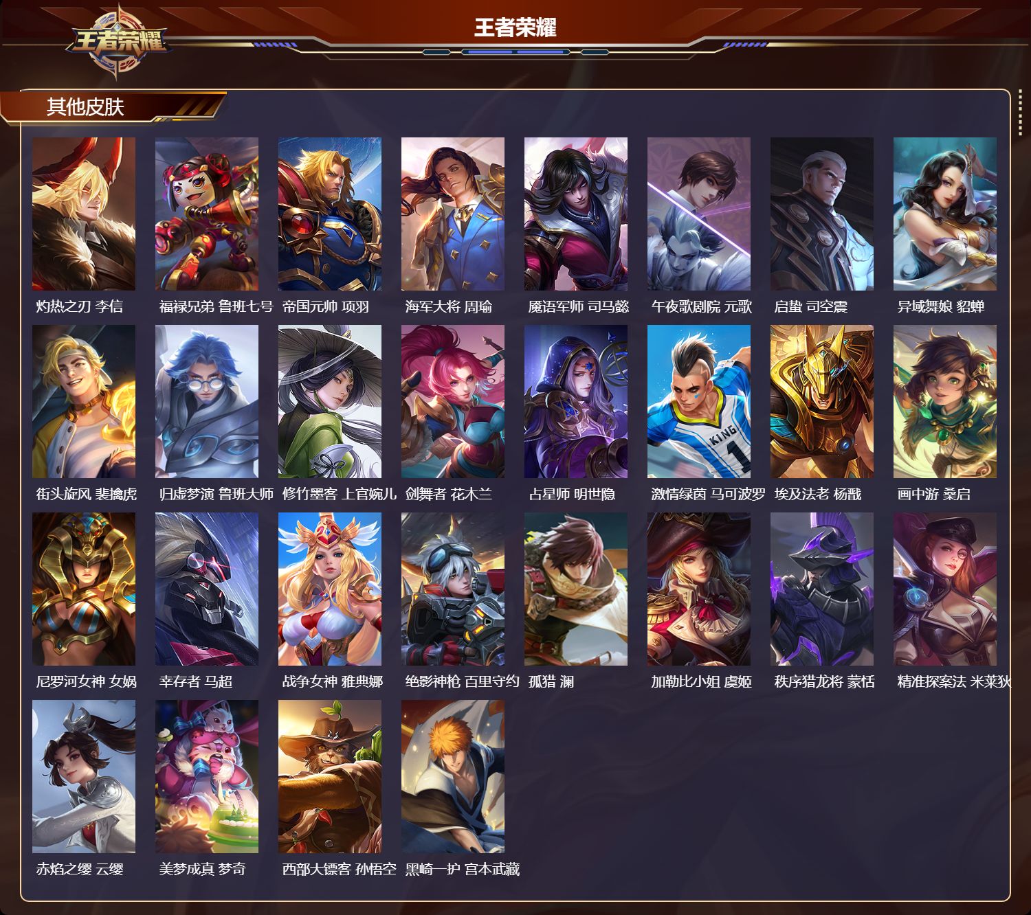 WZMK3371058王者荣耀账号详情图4