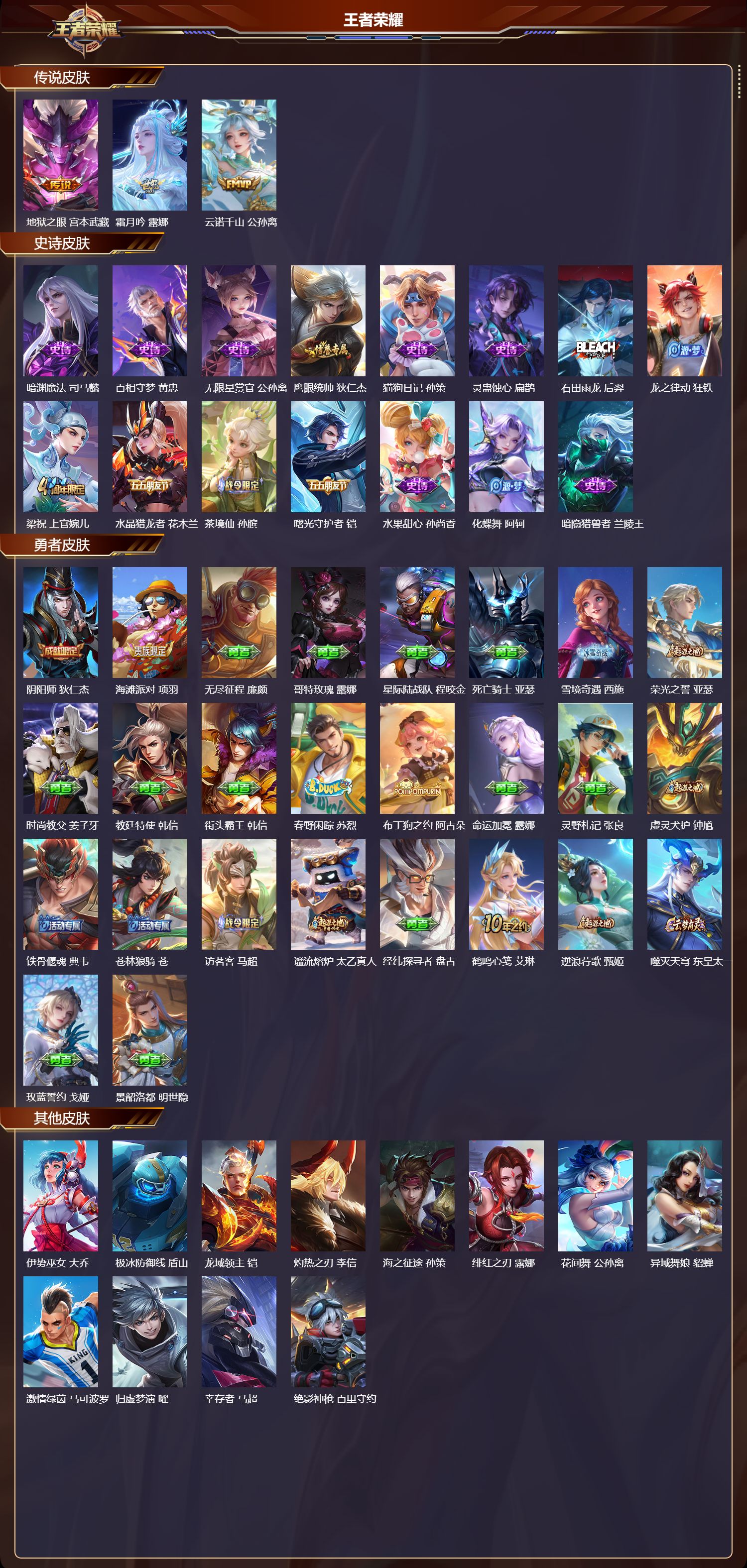 WZMK3371056王者荣耀账号详情图2