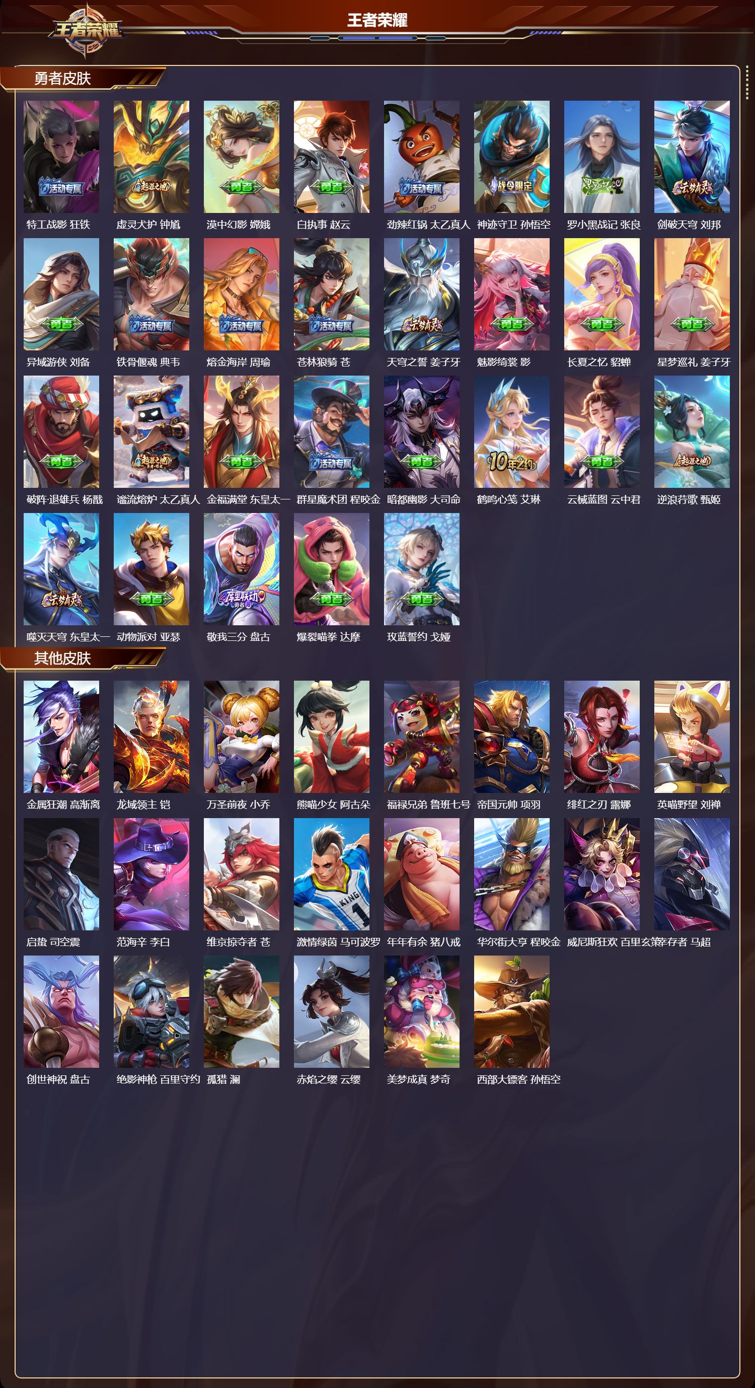 WZMK3371052王者荣耀账号详情图4