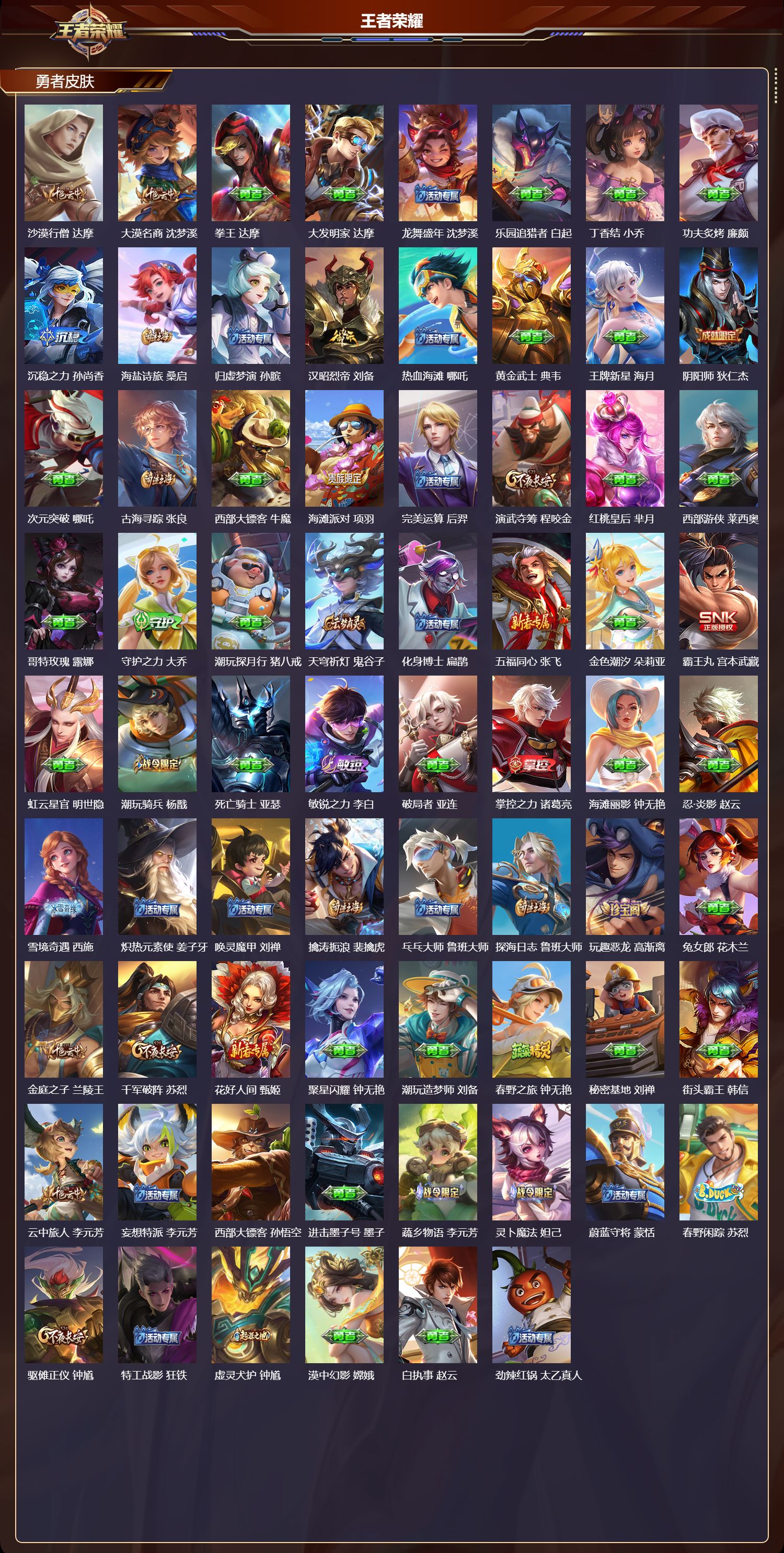 WZMK3371032王者荣耀账号详情图3