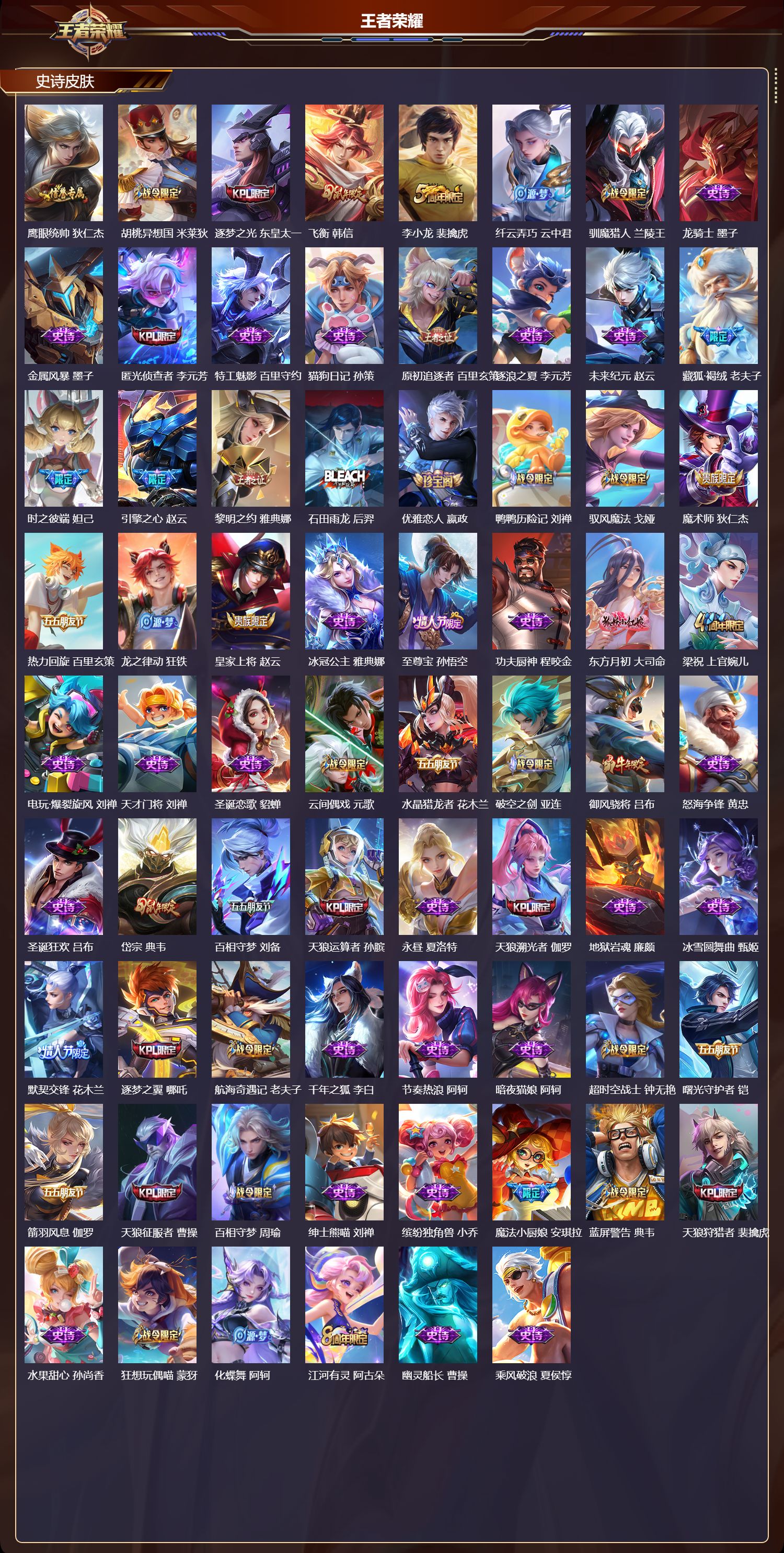 WZMK3372858王者荣耀账号详情图3