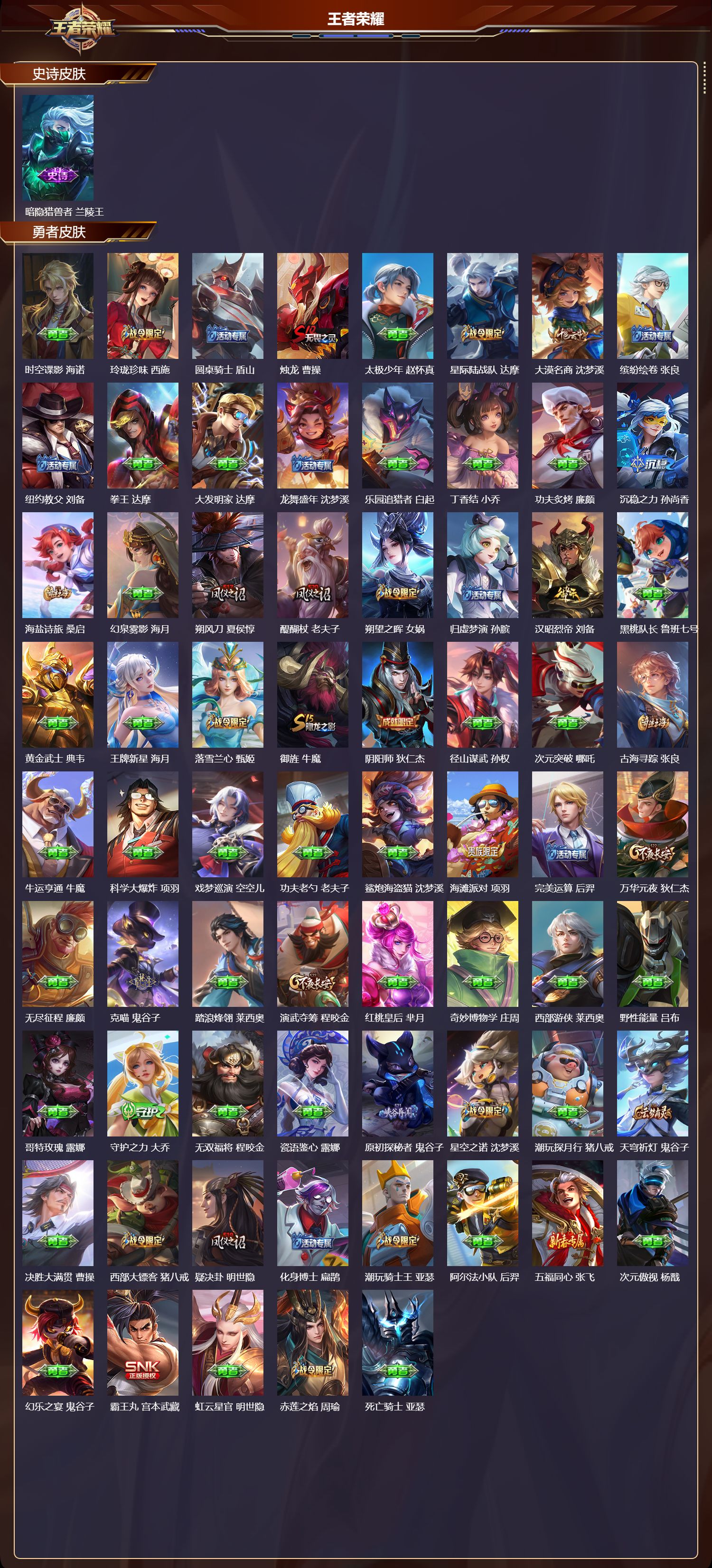 WZMK3372858王者荣耀账号详情图4