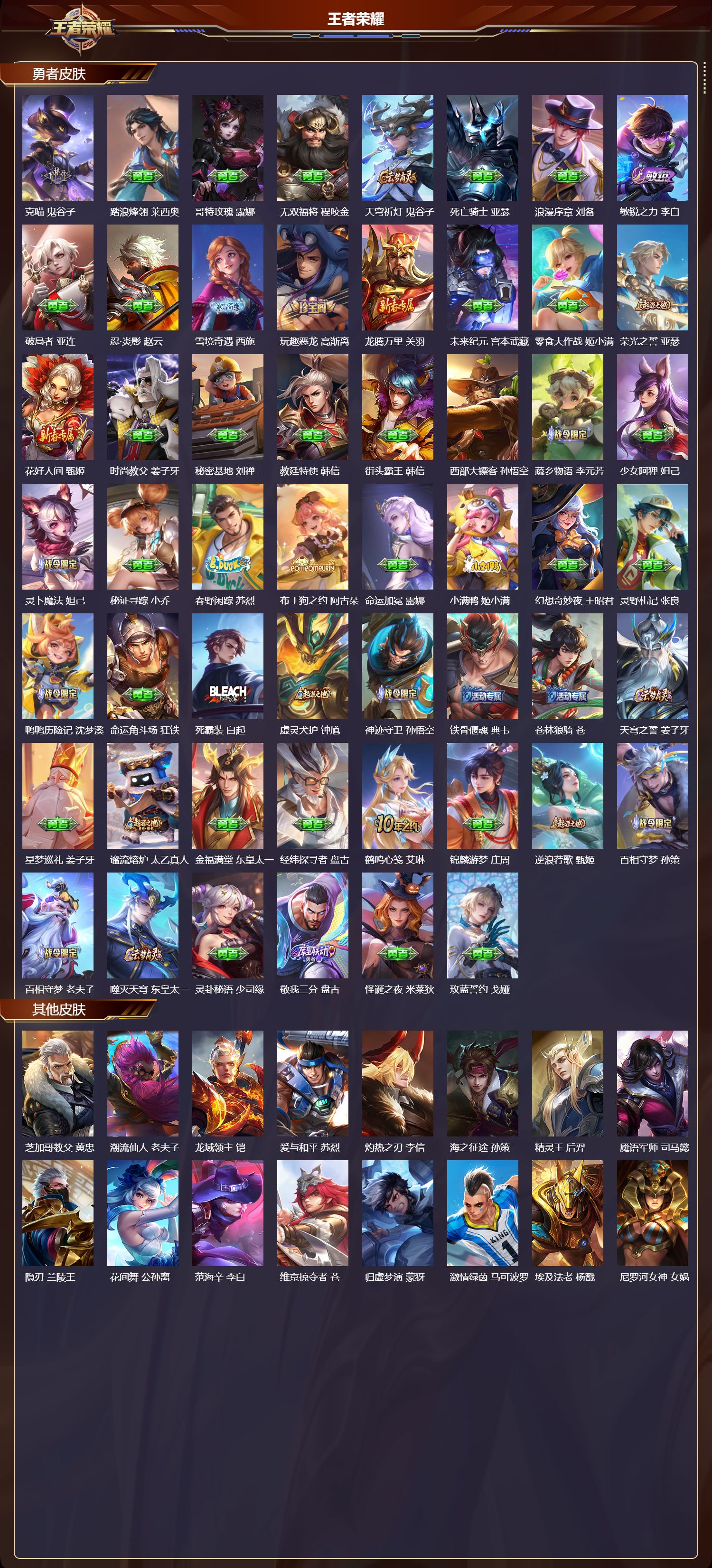 WZMK3372856王者荣耀账号详情图3