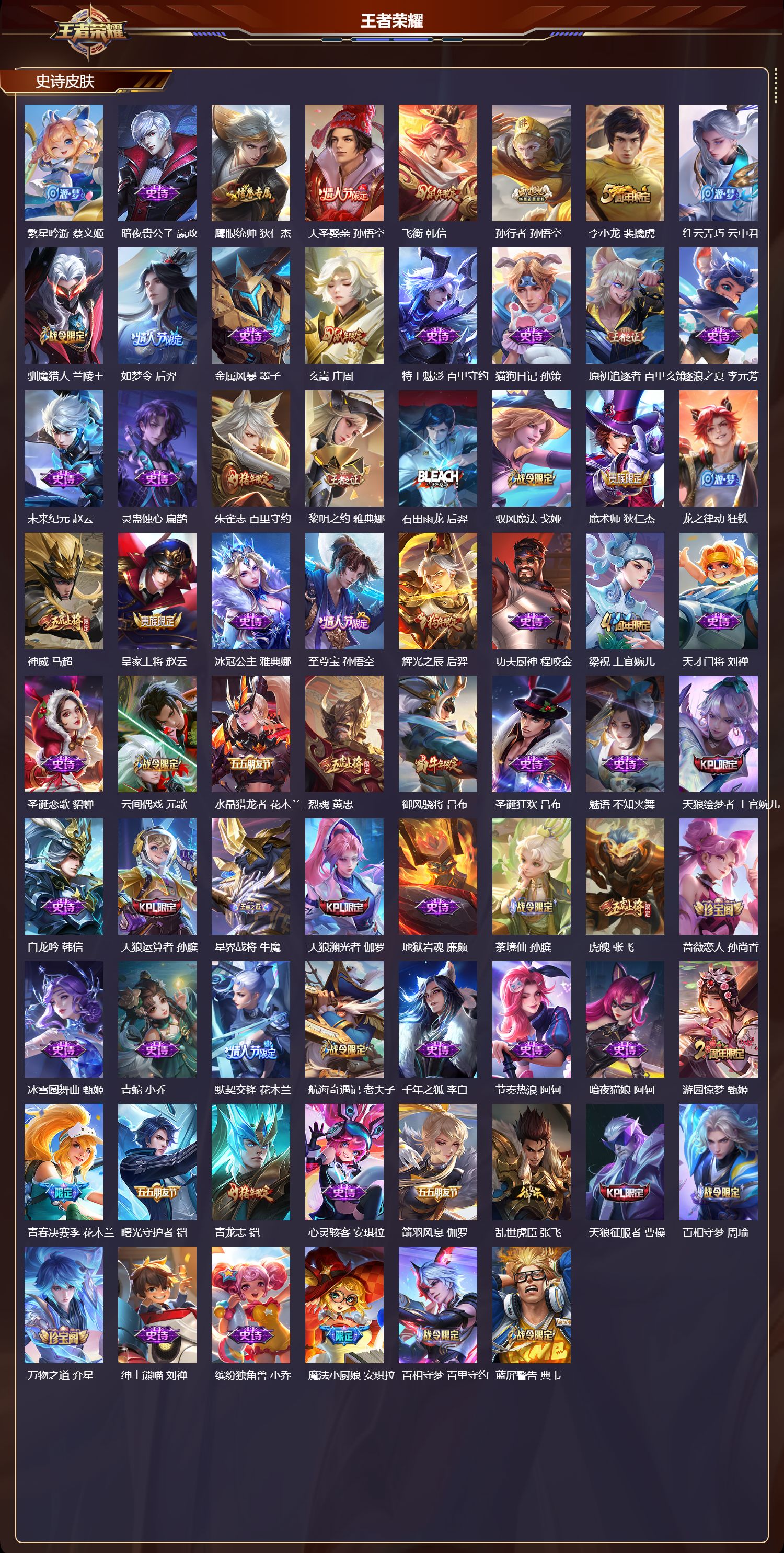 WZMK3372874王者荣耀账号详情图3 WZMK3372874王者荣耀账号详情图3