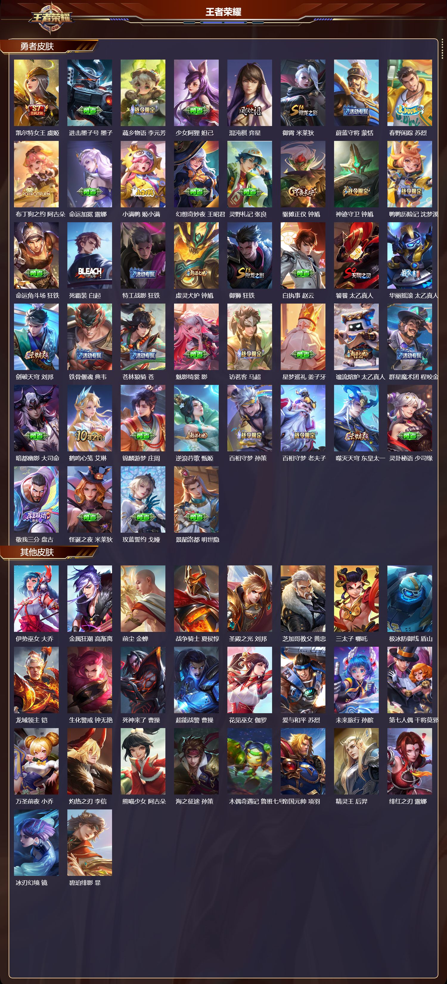 WZMK3375460王者荣耀账号详情图5