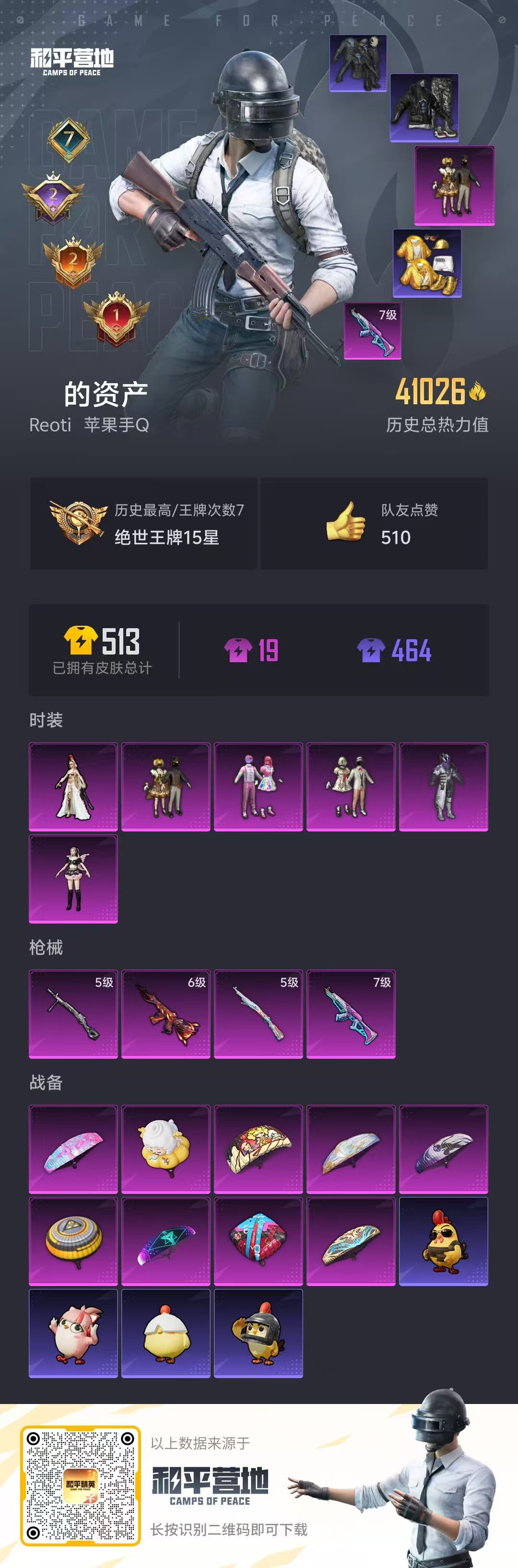 HPSJ3390038和平精英账号详情图3 HPSJ3390038和平精英账号详情图3