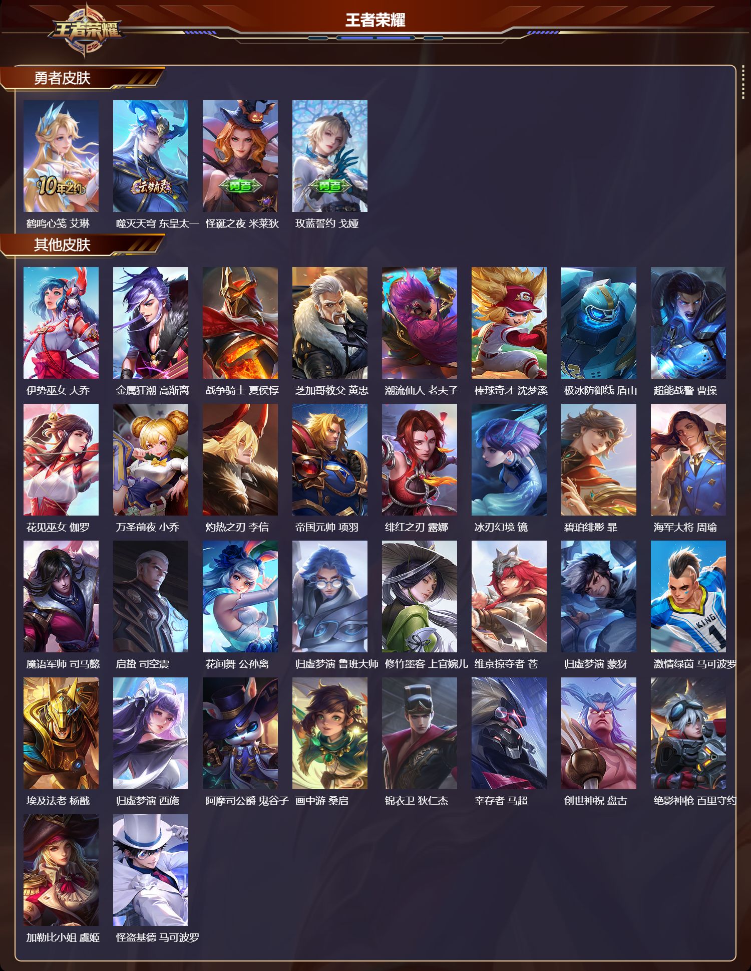 WZMK3375473王者荣耀账号详情图4 WZMK3375473王者荣耀账号详情图4