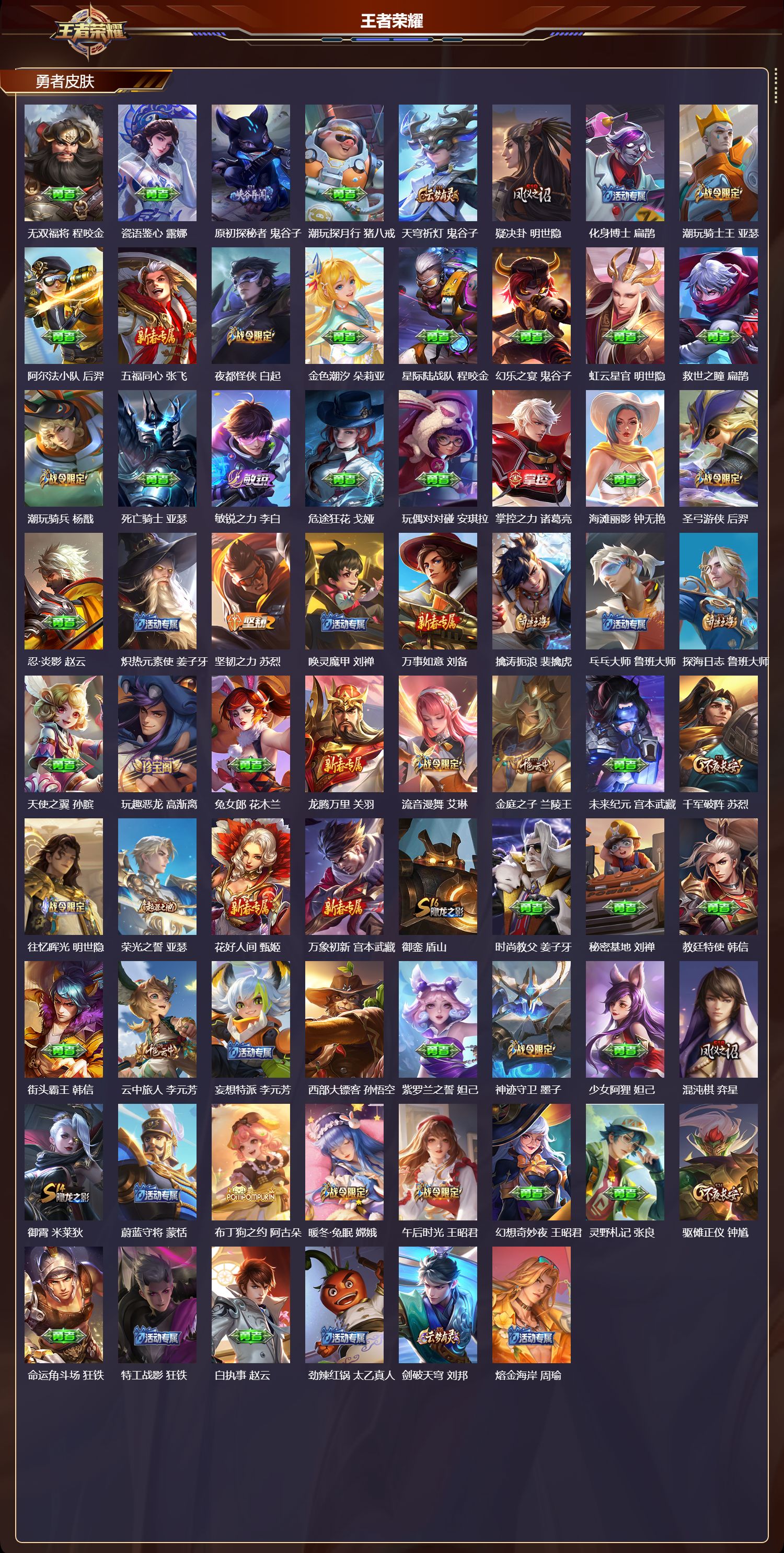 WZMK3375476王者荣耀账号详情图5