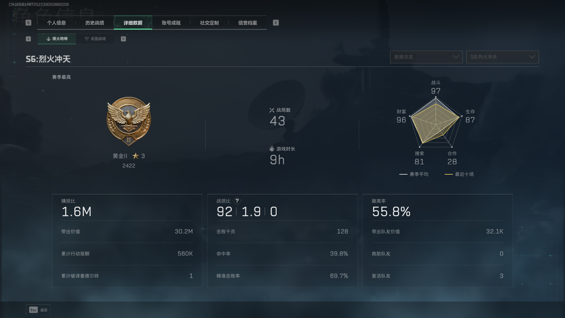 SJZCMW385096三角洲行动账号详情图4 SJZCMW385096三角洲行动账号详情图4