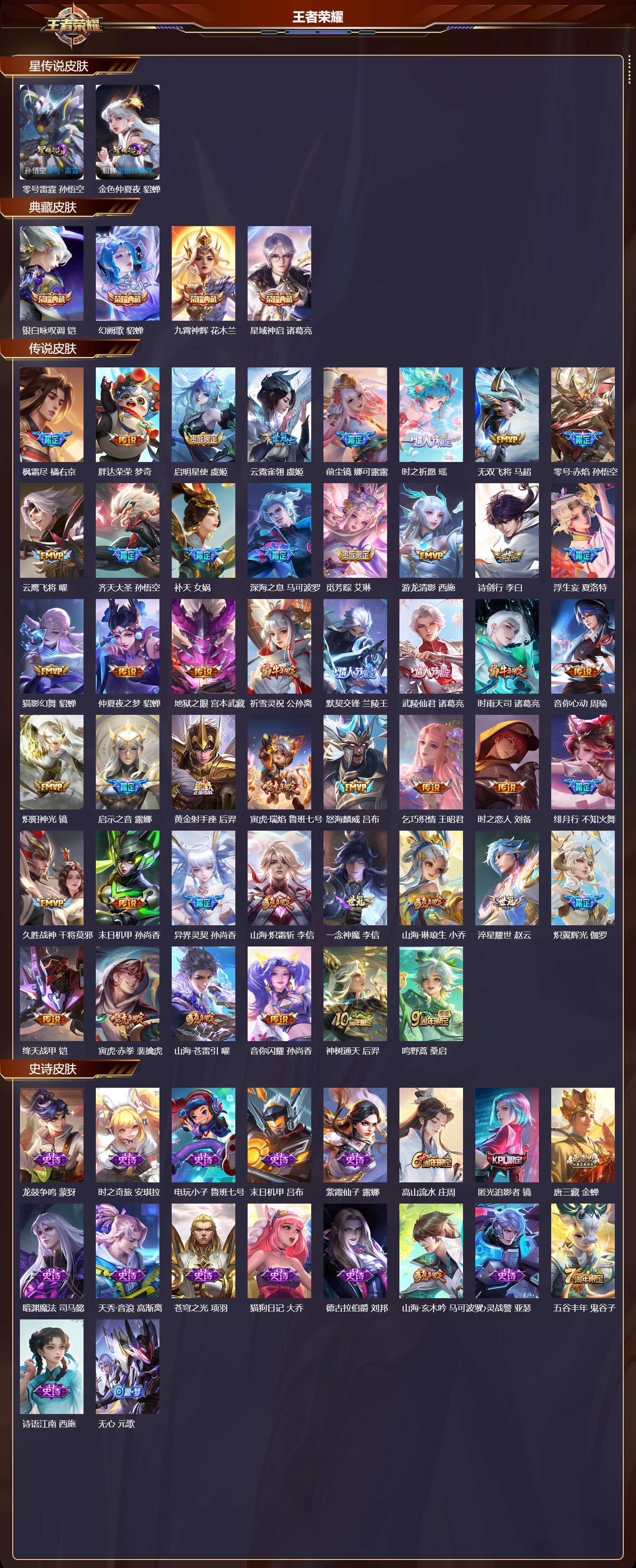 WZMK3375476王者荣耀账号详情图2