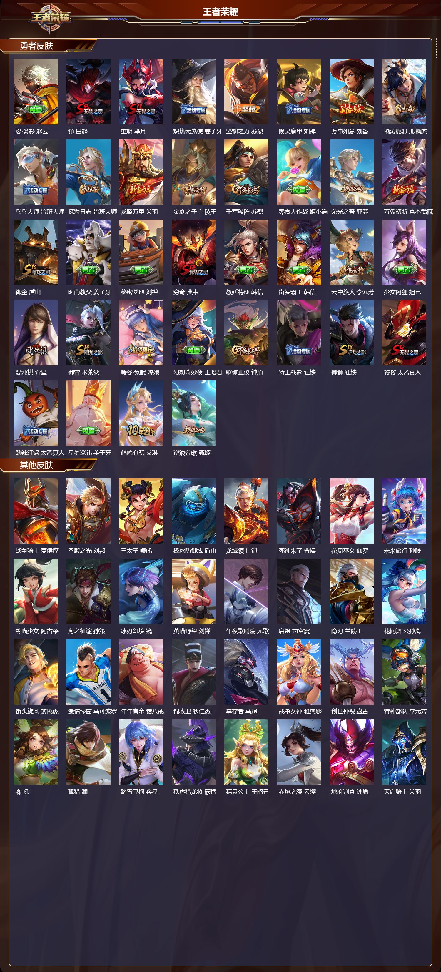 WZMK3375472王者荣耀账号详情图4