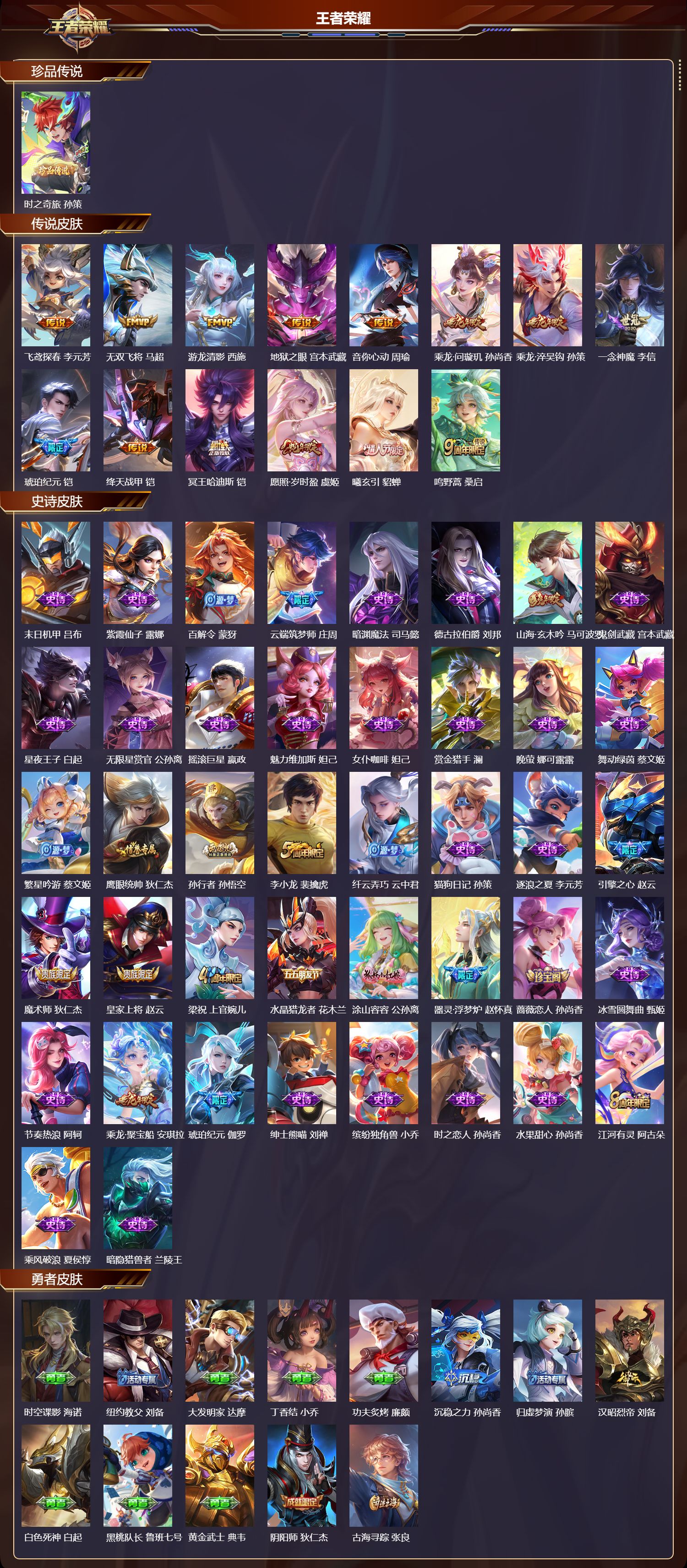 WZMK3375474王者荣耀账号详情图2