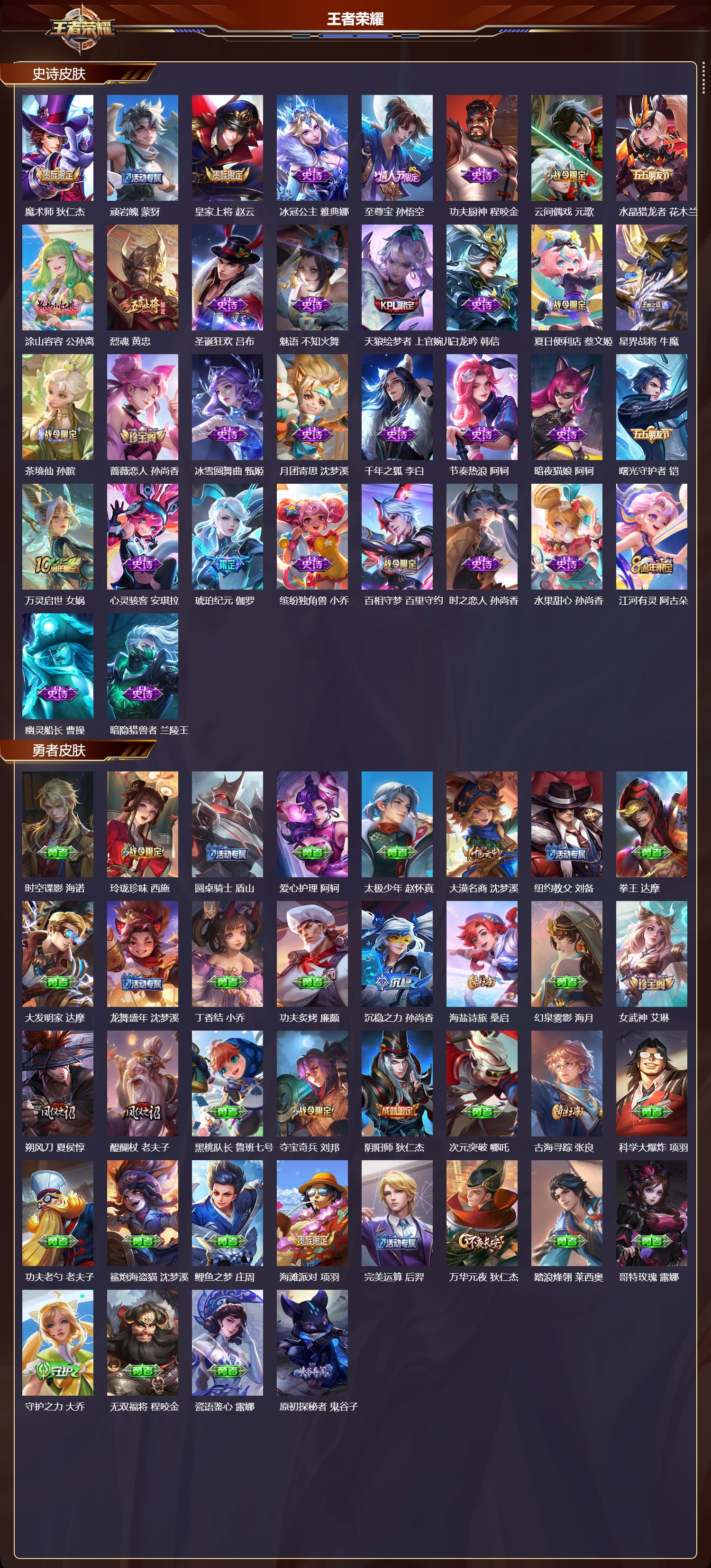 WZMK3375469王者荣耀账号详情图3