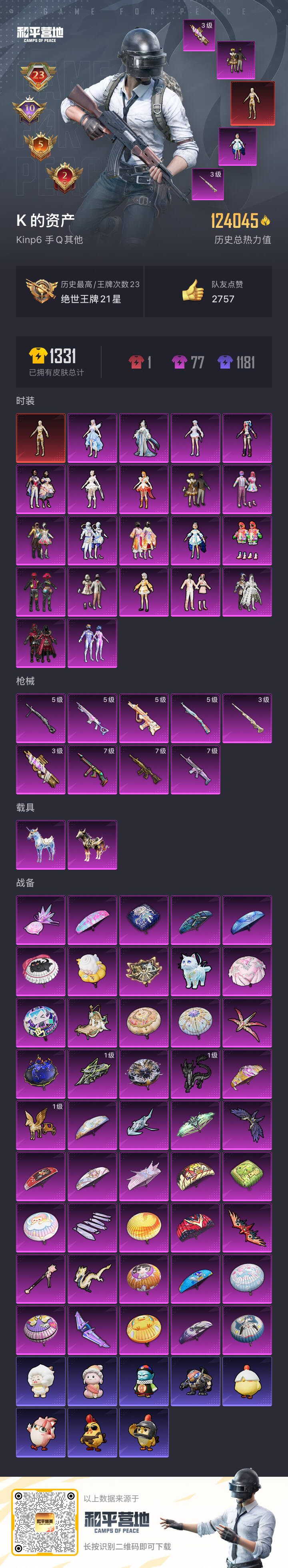 HPSJ3390033和平精英账号详情图4 HPSJ3390033和平精英账号详情图4