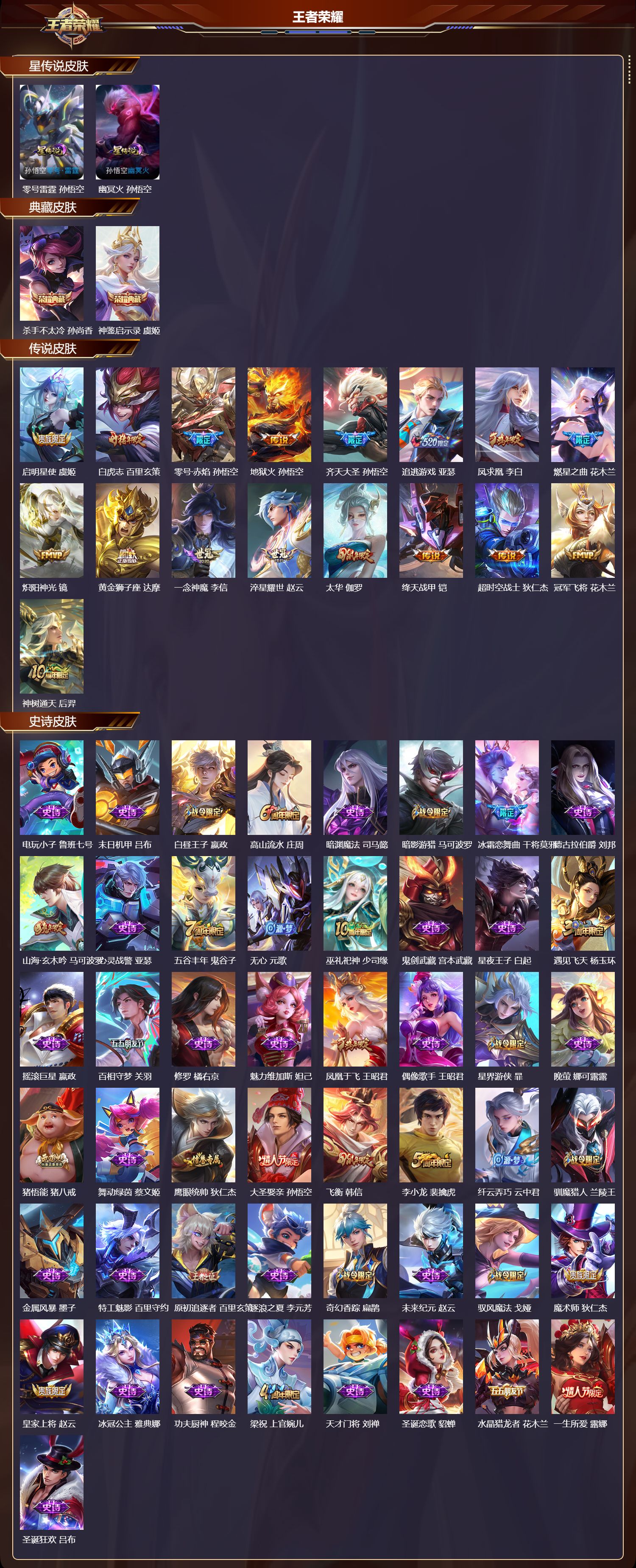 WZMK3375472王者荣耀账号详情图2