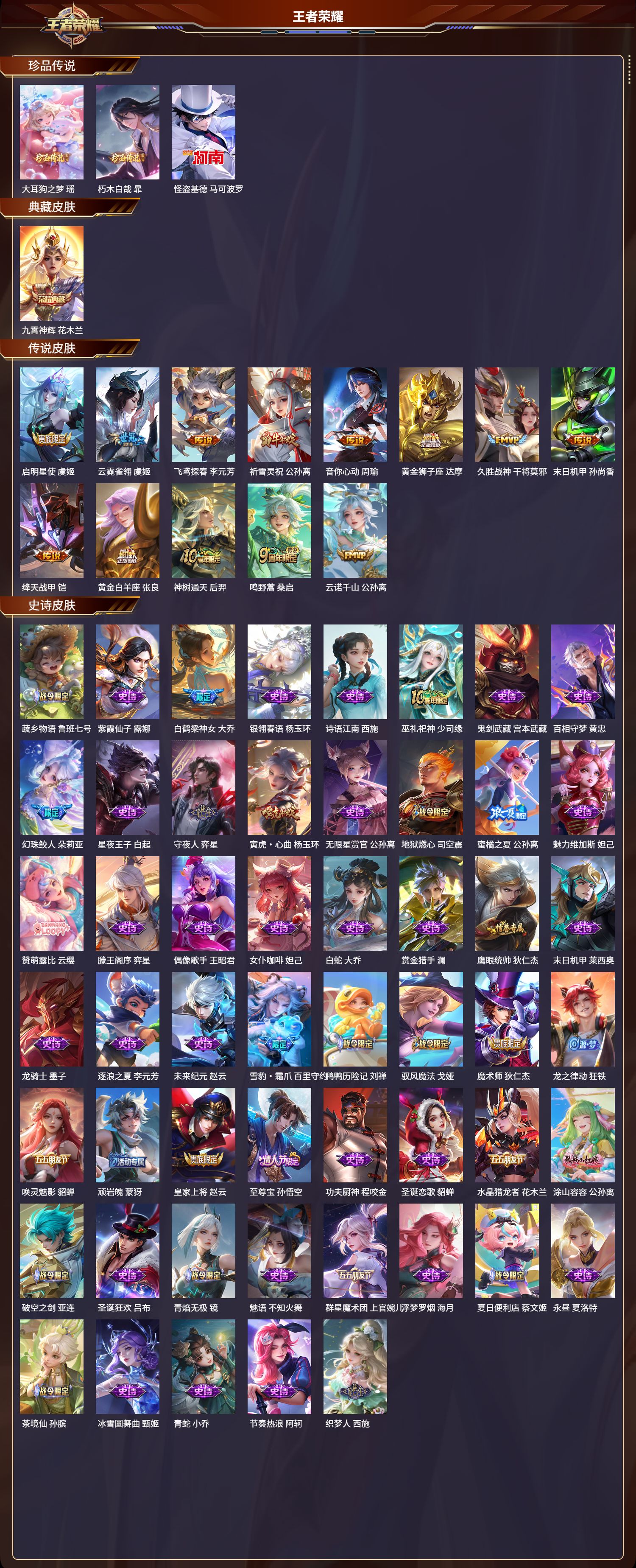 WZMK3342860王者荣耀账号详情图2