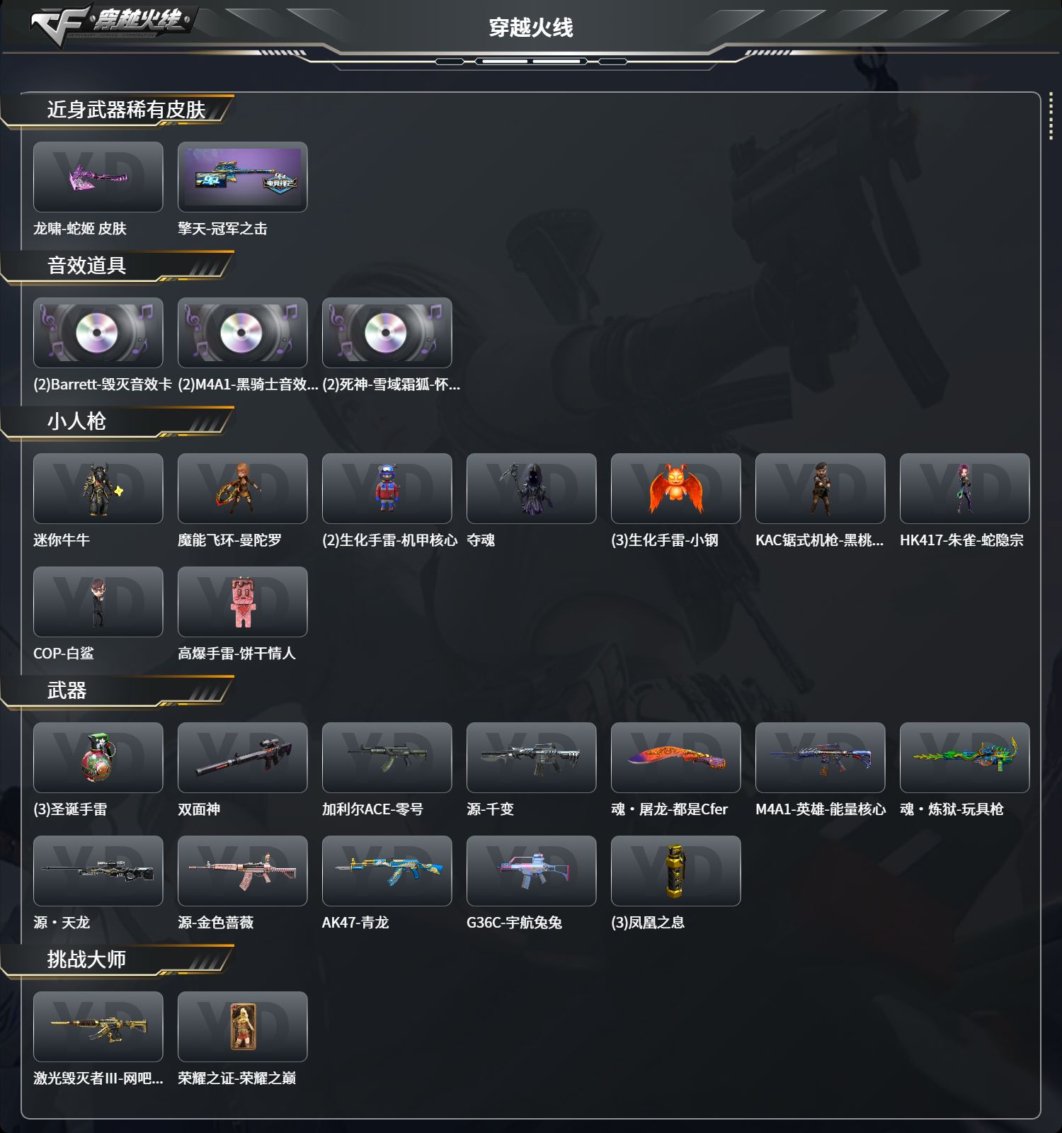 CFFFWY45159穿越火线账号详情图3