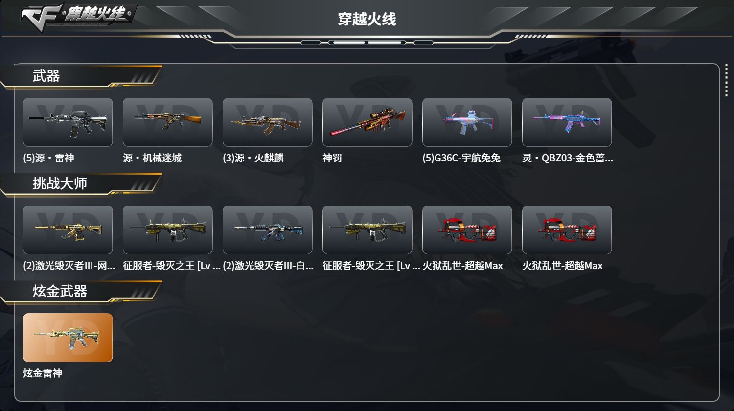 CFFFWY45162穿越火线账号详情图4