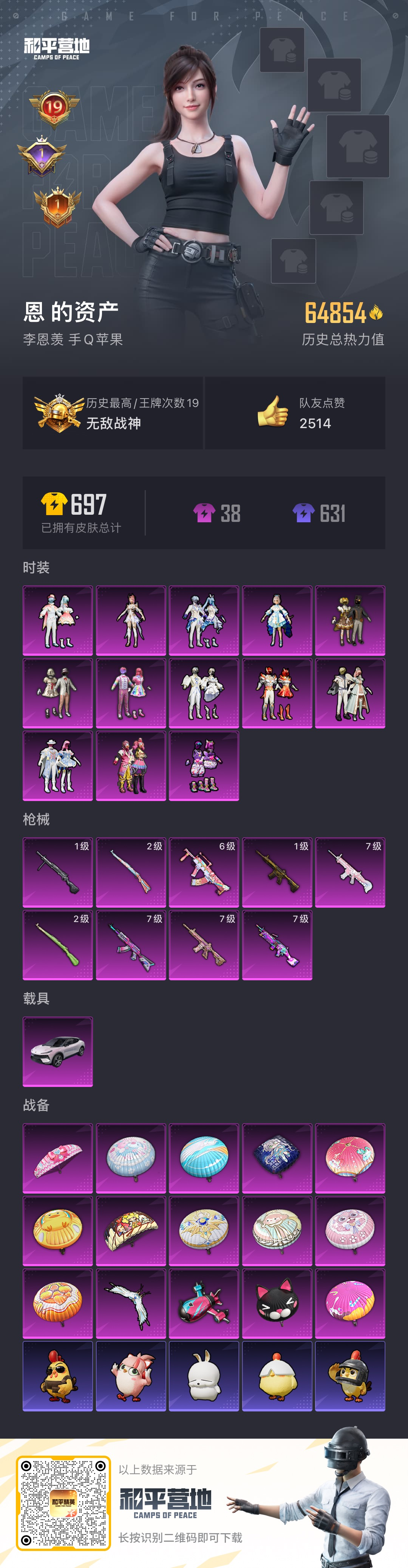 HPSJ3367729和平精英账号详情图3 HPSJ3367729和平精英账号详情图3