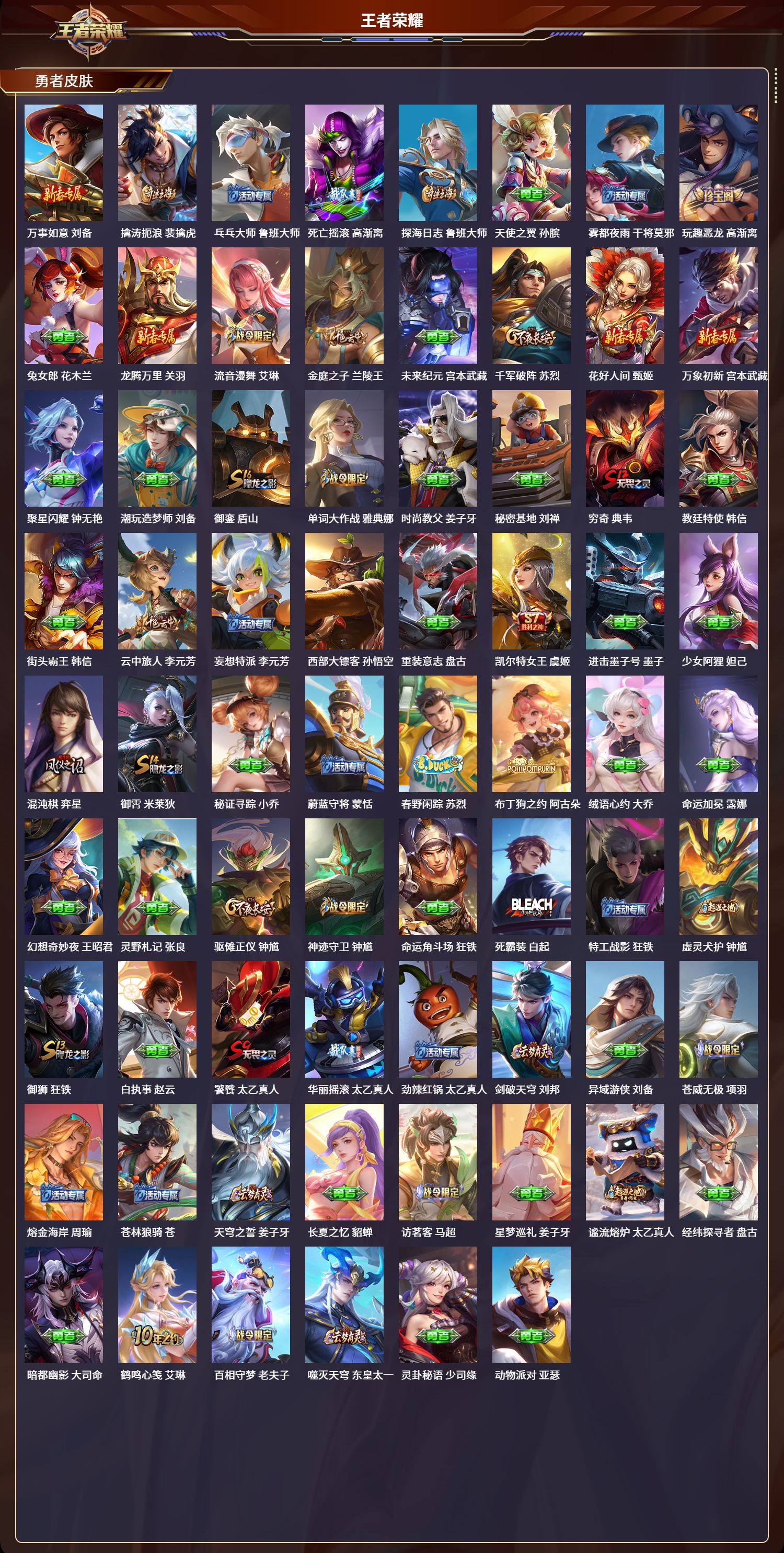 WZLX4220743王者荣耀账号详情图6