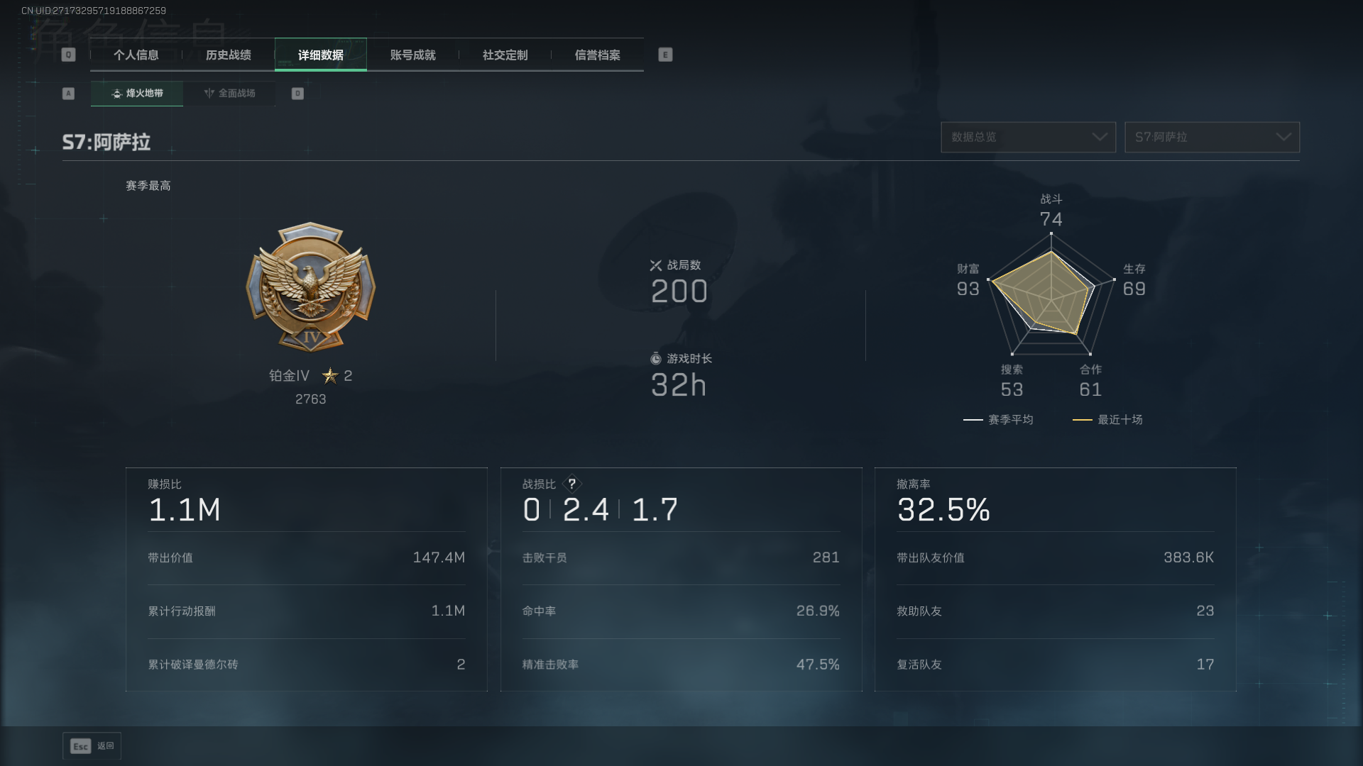 SJZCMW385124三角洲行动账号详情图4 SJZCMW385124三角洲行动账号详情图4