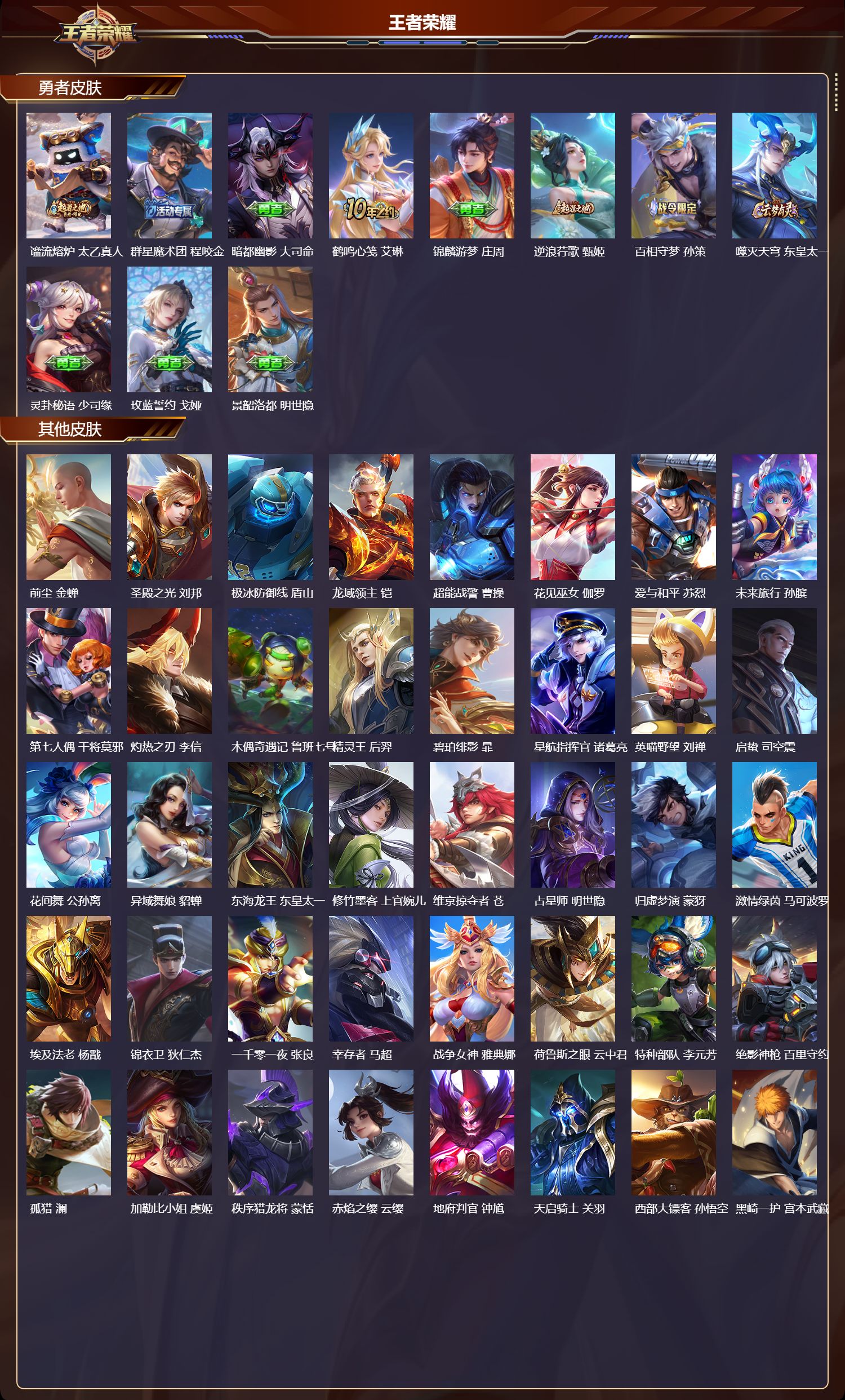 WZMK3381077王者荣耀账号详情图5