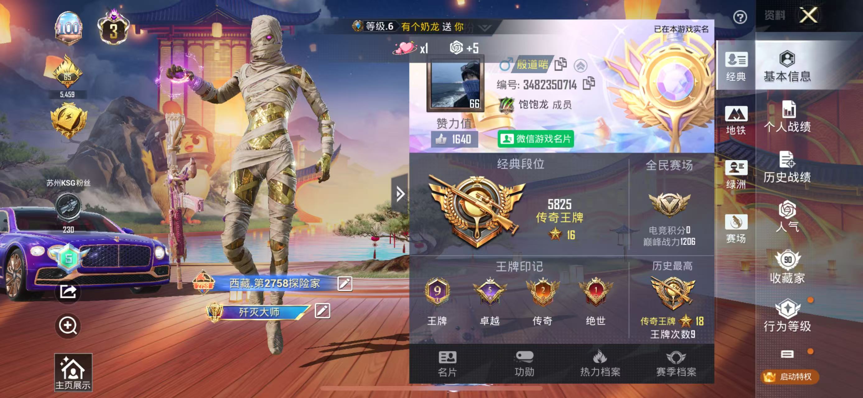 HPSJ3390377和平精英账号详情图2 HPSJ3390377和平精英账号详情图2