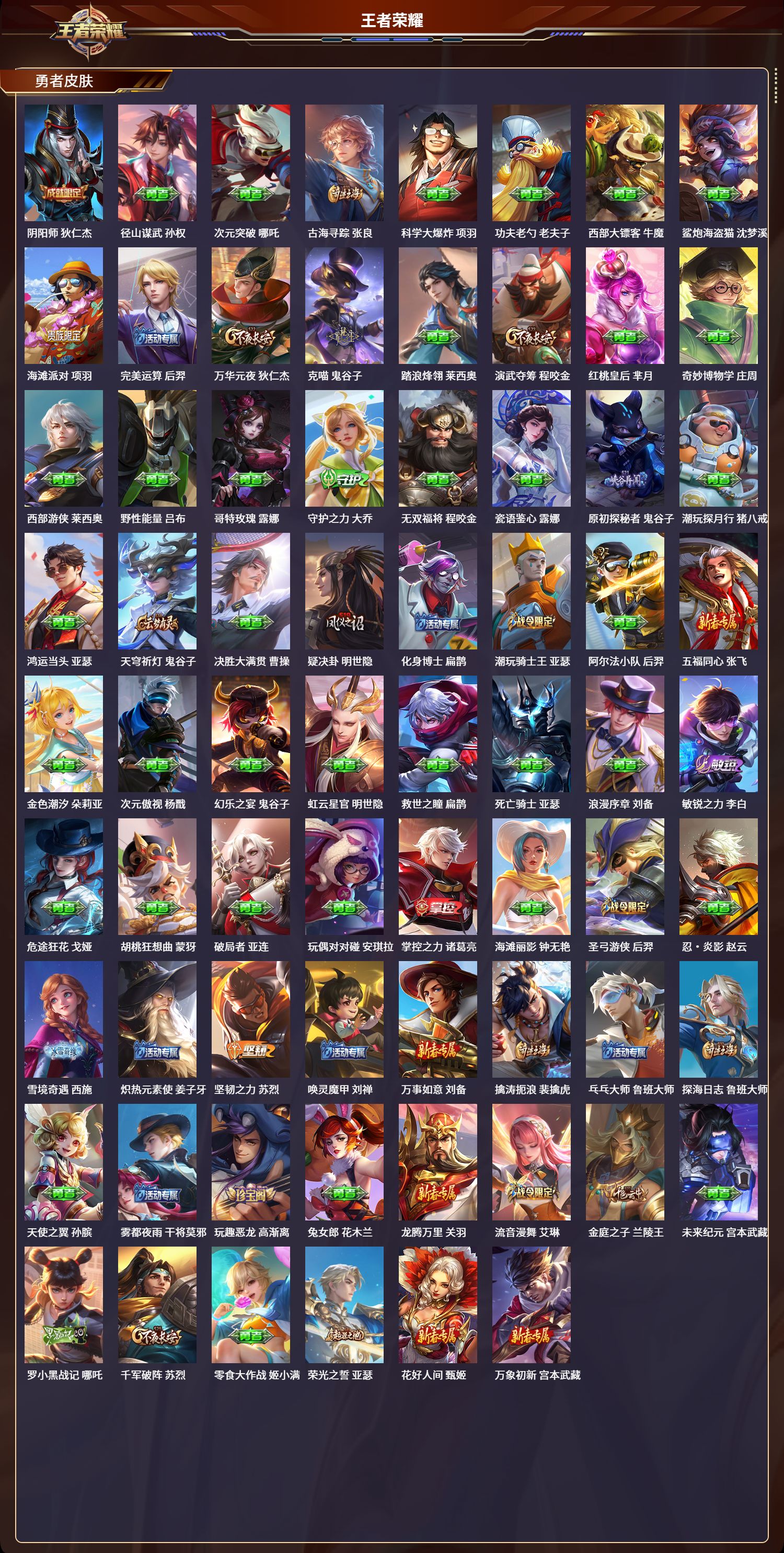 WZLX4220768王者荣耀账号详情图6