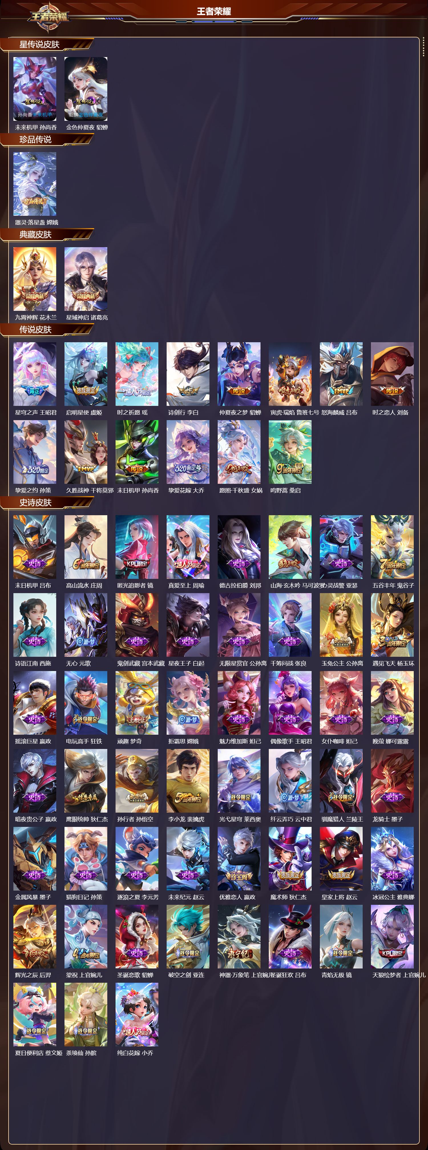 WZMK3379529王者荣耀账号详情图2