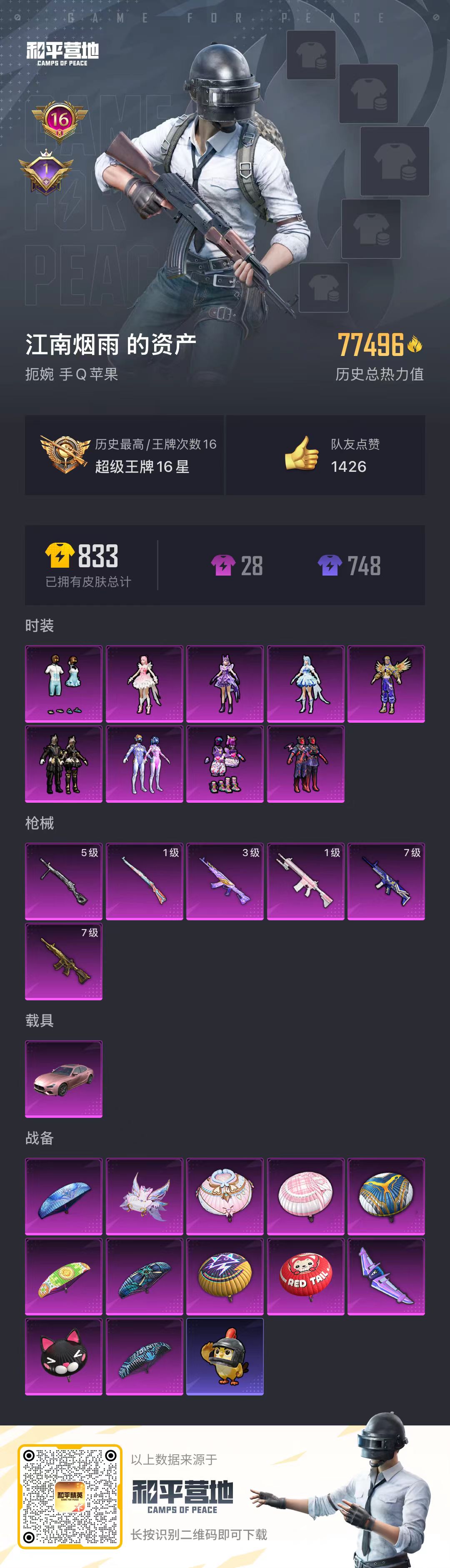 HPSJ3395137和平精英账号详情图2 HPSJ3395137和平精英账号详情图2